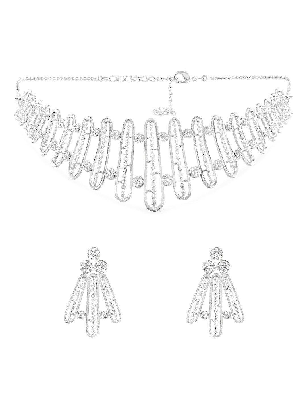 zaveri-pearls-silver-plated-cubic-zirconia-studded-jewellery-set