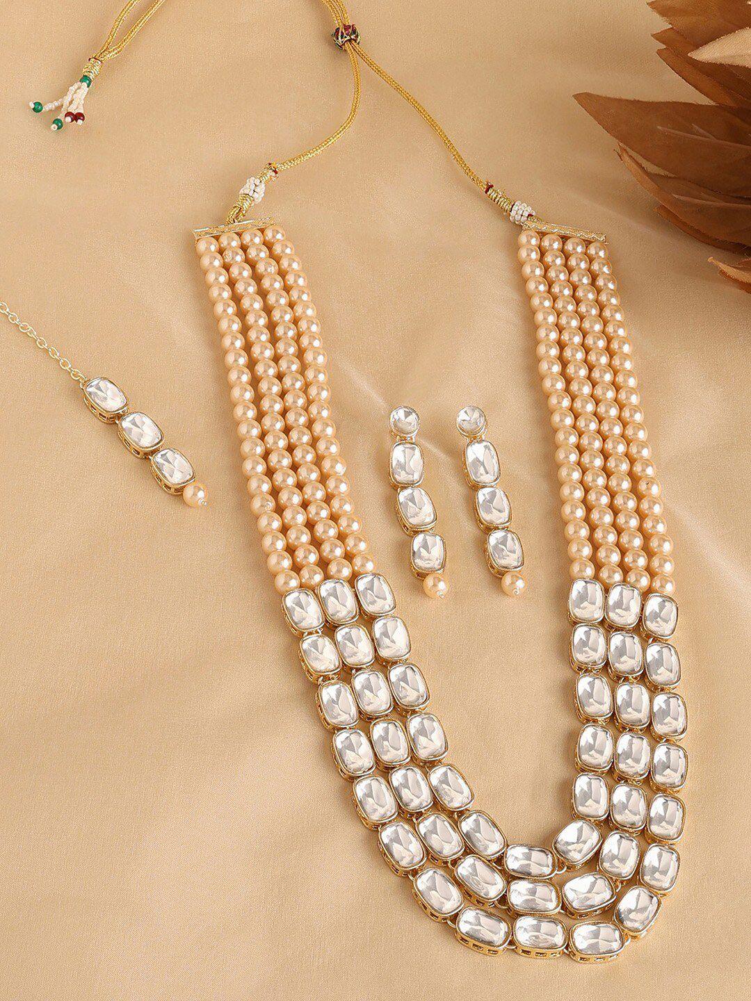 zaveri-pearls-gold-plated-kundan-studded-&-pearls-beaded-jewellary-set