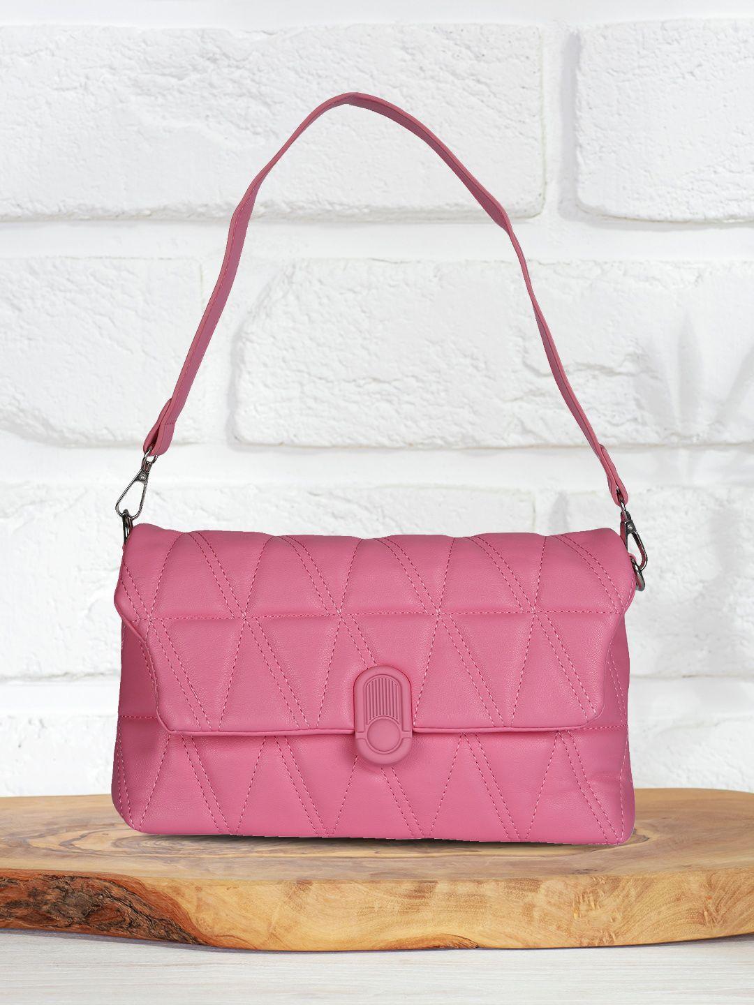 MINI WESST PU Oversized Structured Handheld Bag with Quilted