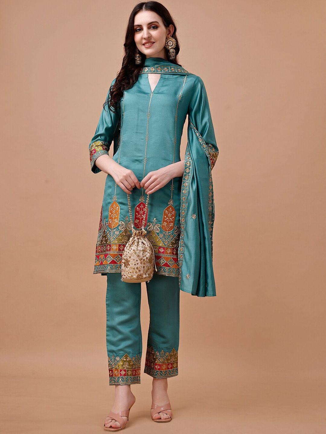 kalini-women-ethnic-motifs-embroidered-regular-thread-work-kurta-with-palazzos-&-with-dupatta