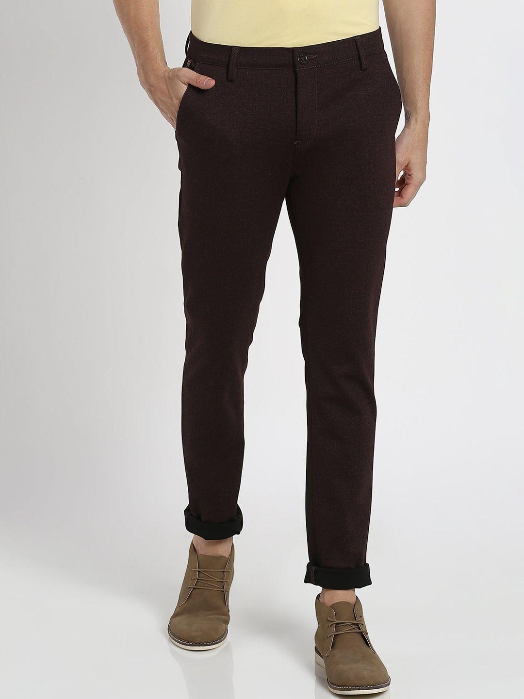 red-flame-men-slim-fit-mid-rise-cotton-stretchable-regular-trousers