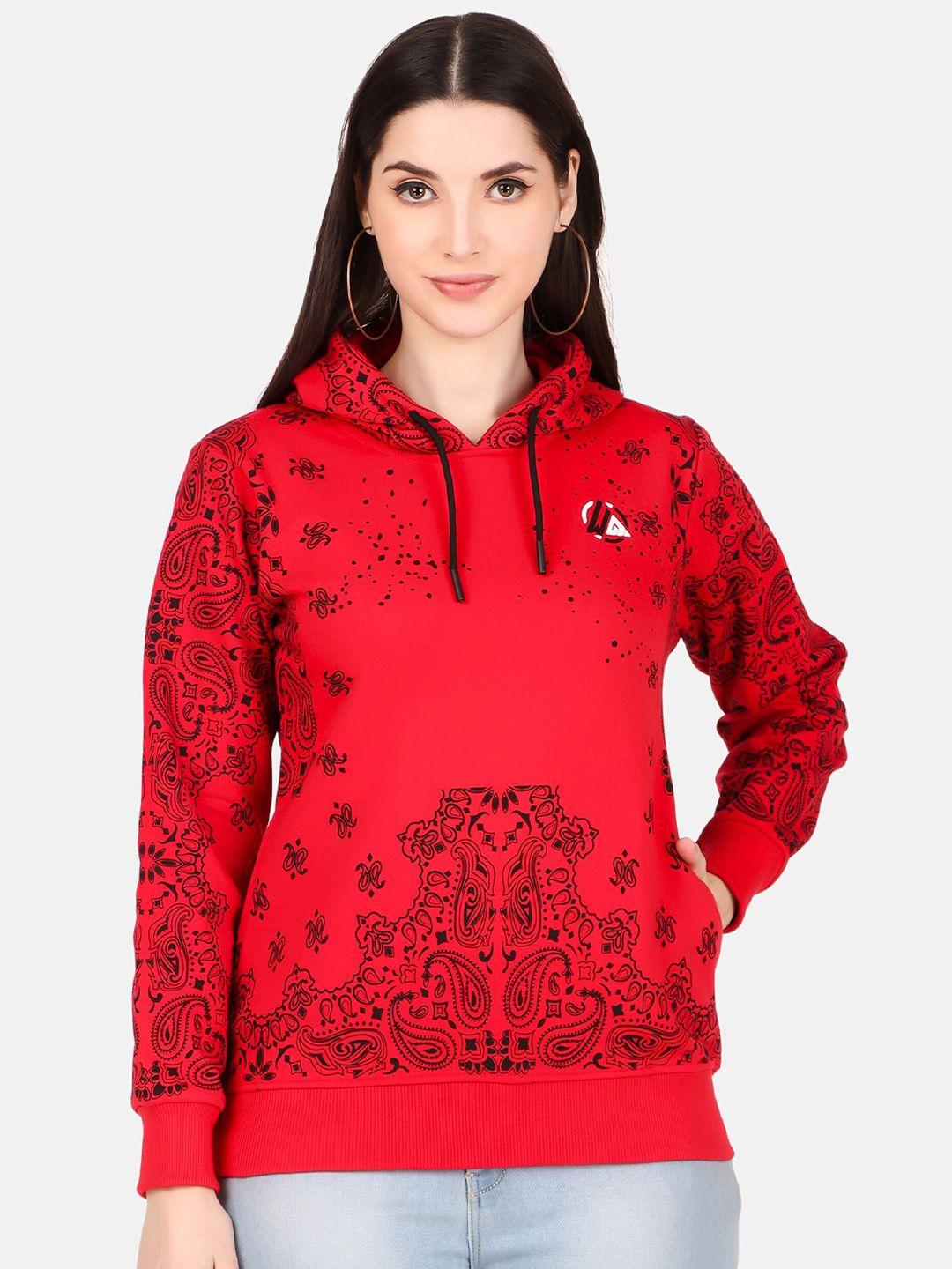 well-quality-women-printed-hooded-sweatshirt