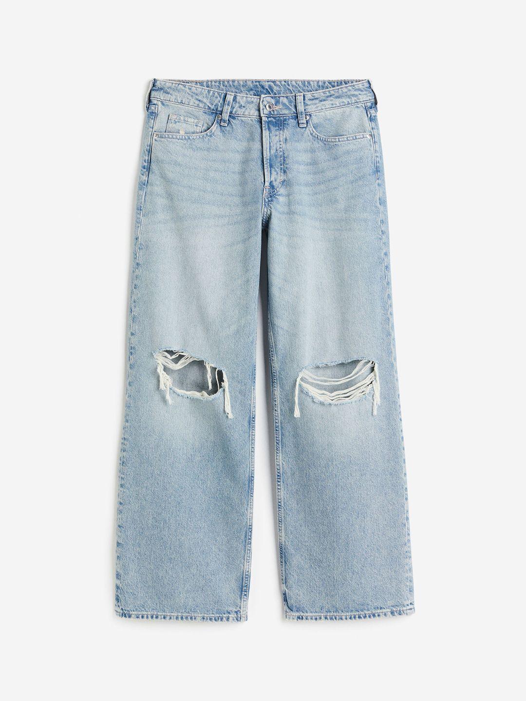 H&M Curvy Fit Baggy Low Jeans