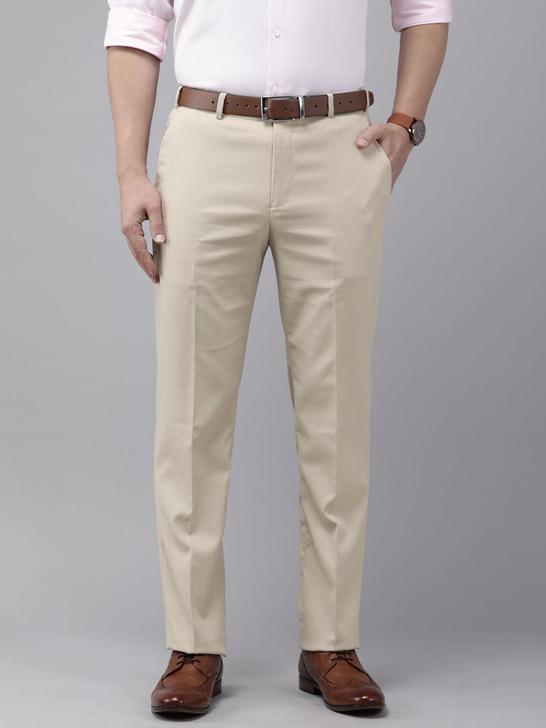 Park Avenue Men Solid Formal Trouser