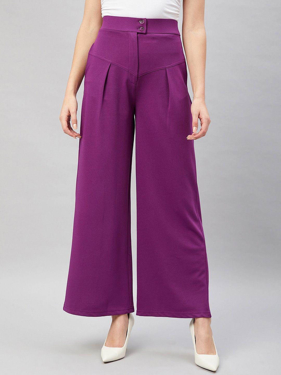 orchid-hues-women-flared-high-rise-pleated-trousers