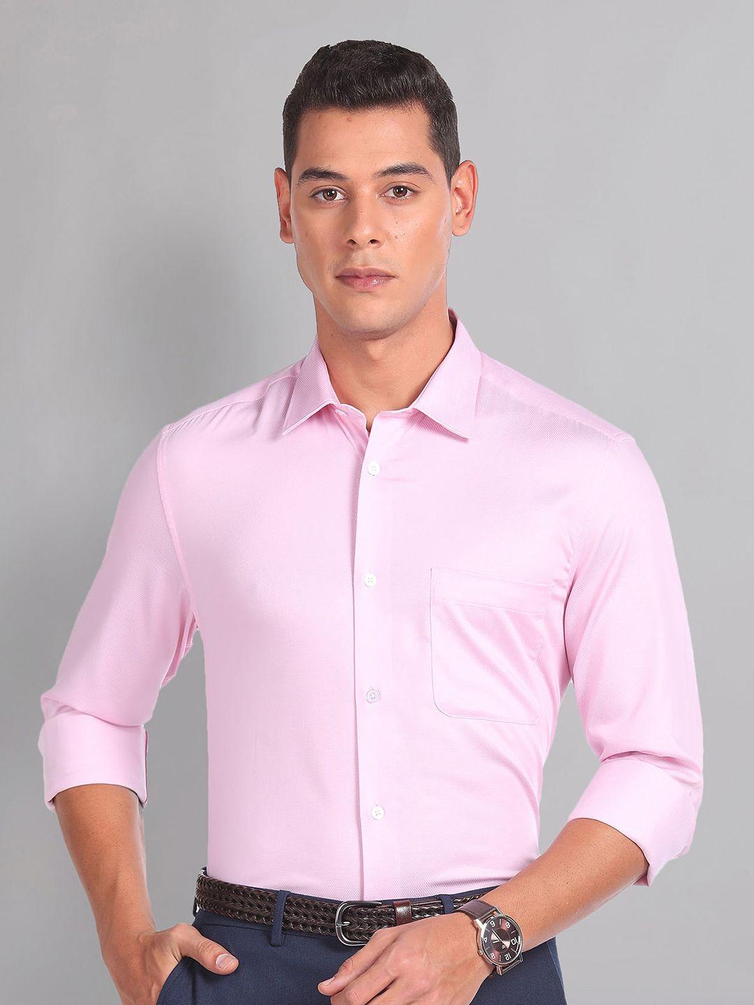 AD By Arvind Spread Collar Opaque Cotton Casual Shirt