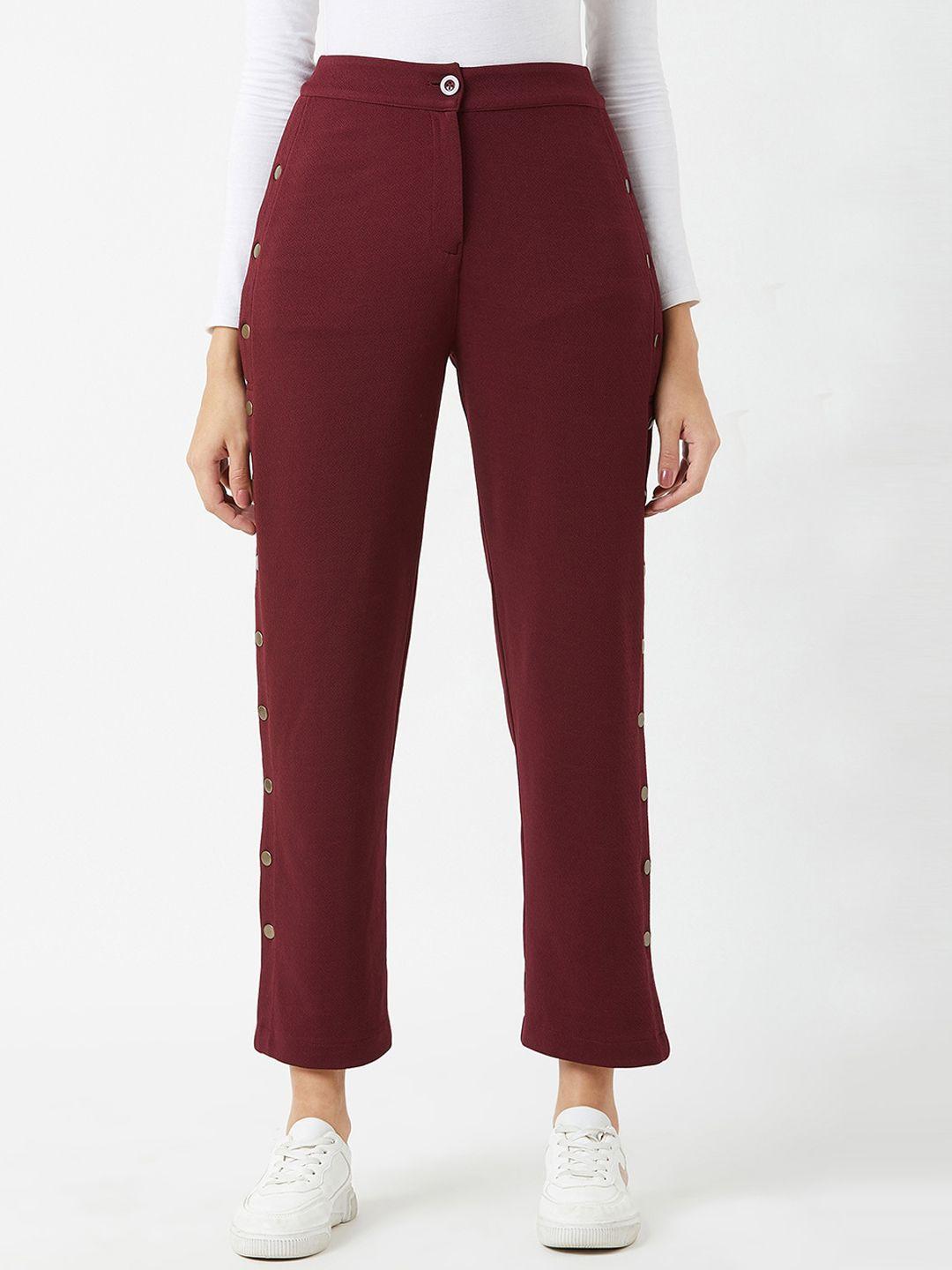 The Roadster Lifestyle Co High-Waisted Snap Trousers