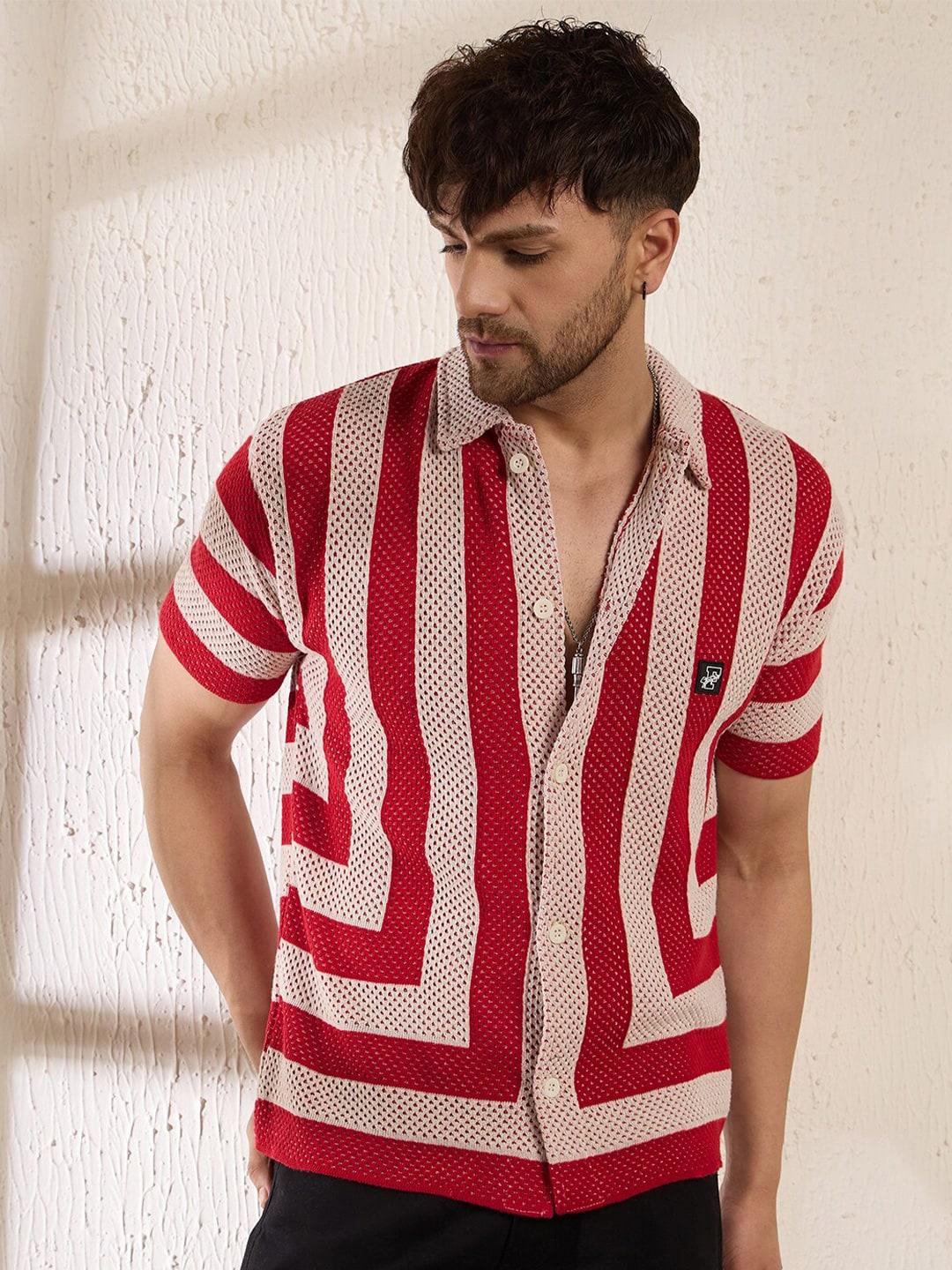 fugazee-men-relaxed-striped-casual-shirt