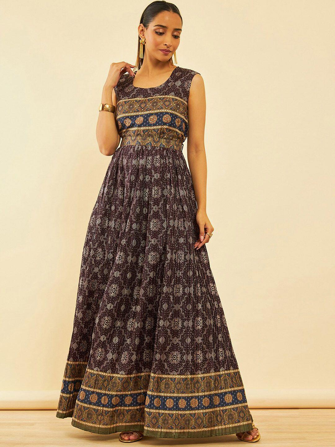 soch-printed-flared-ethnic-dresses