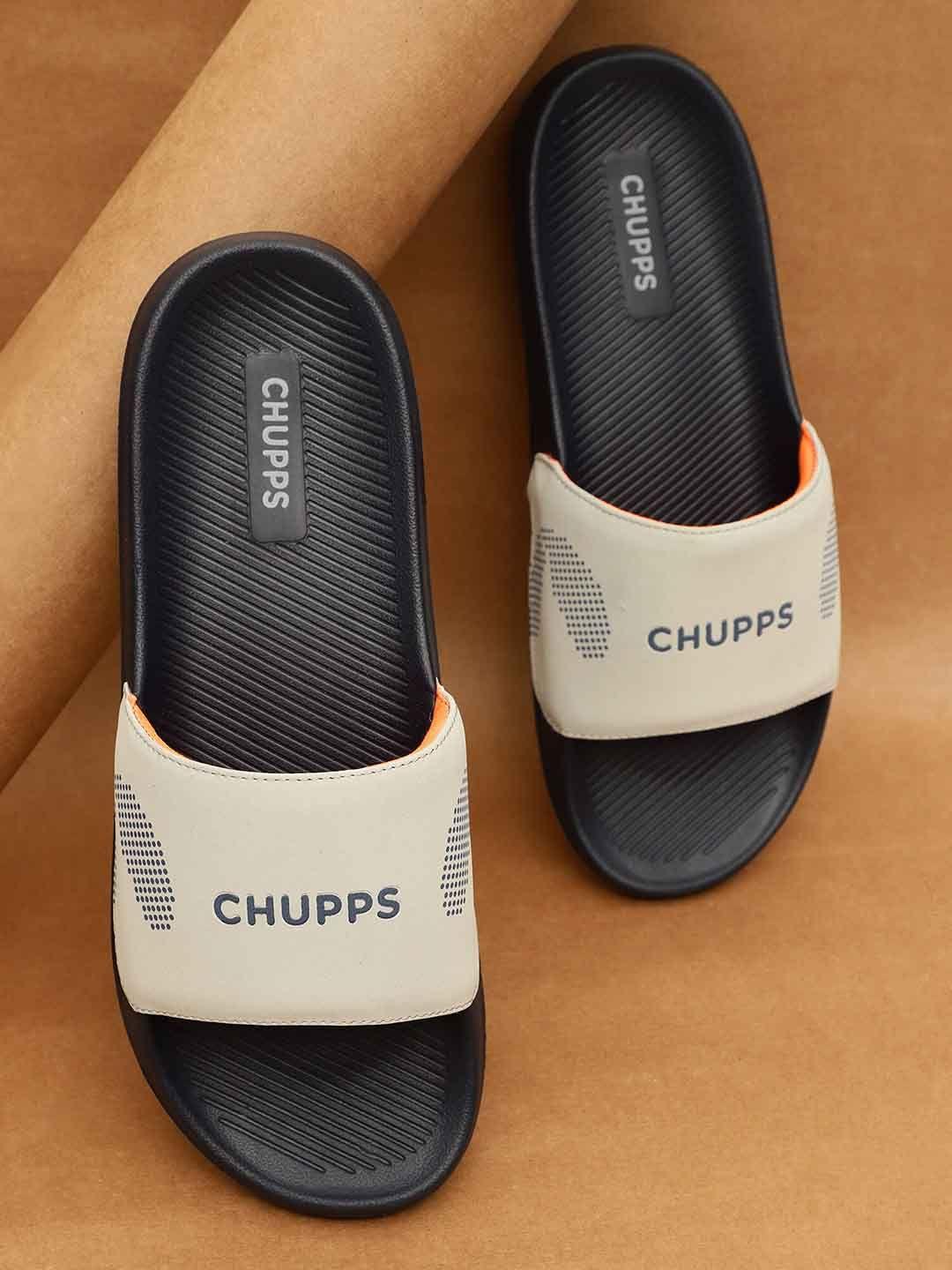 CHUPPS Men Printed Sliders