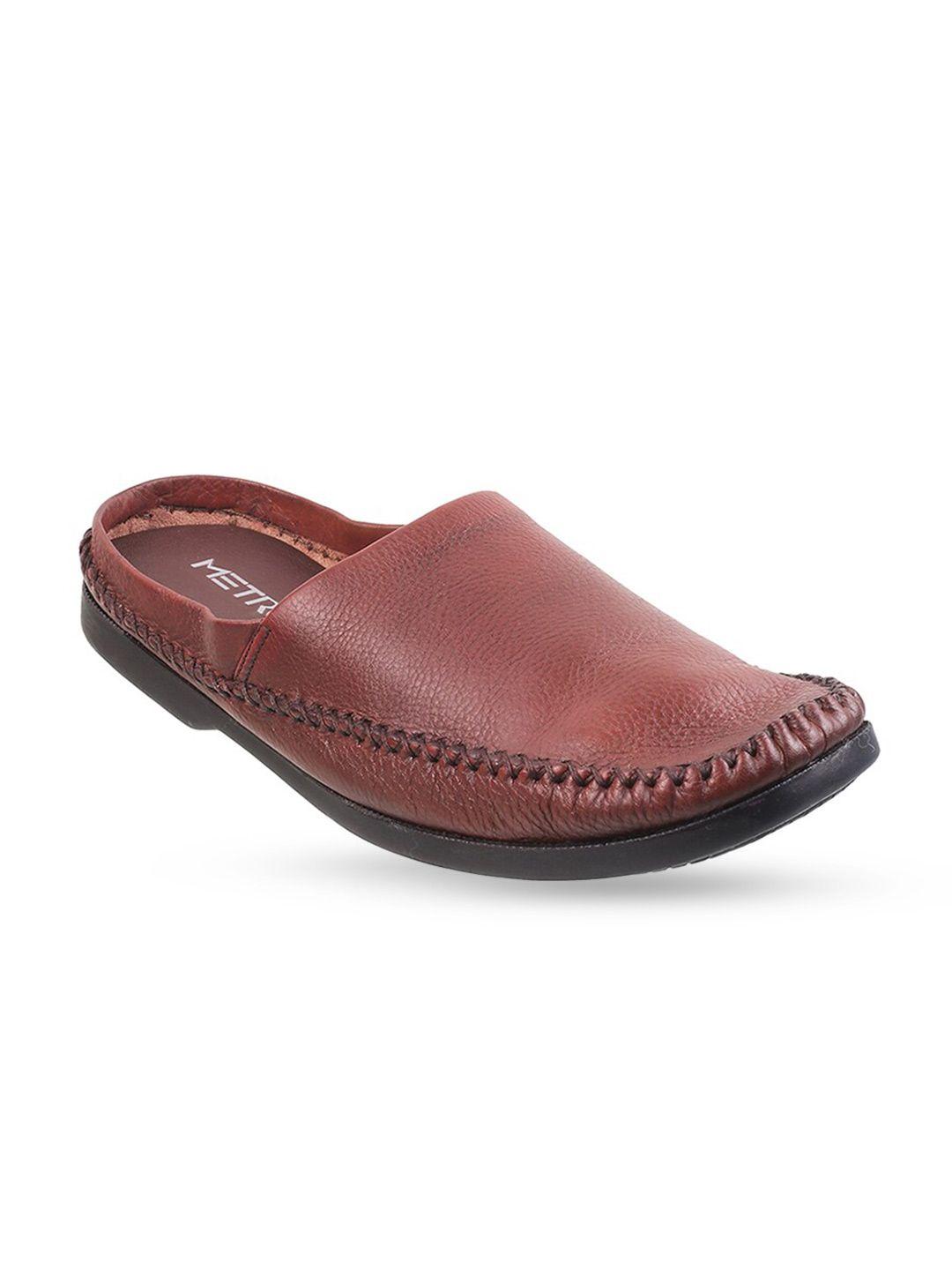 Metro Men Leather Shoe-Style Sandals