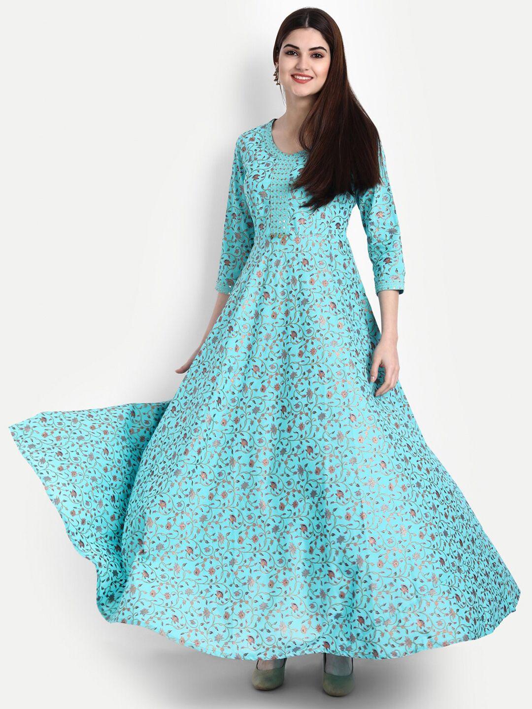 suti-floral-printed-embellished-cotton-maxi-ethnic-dress