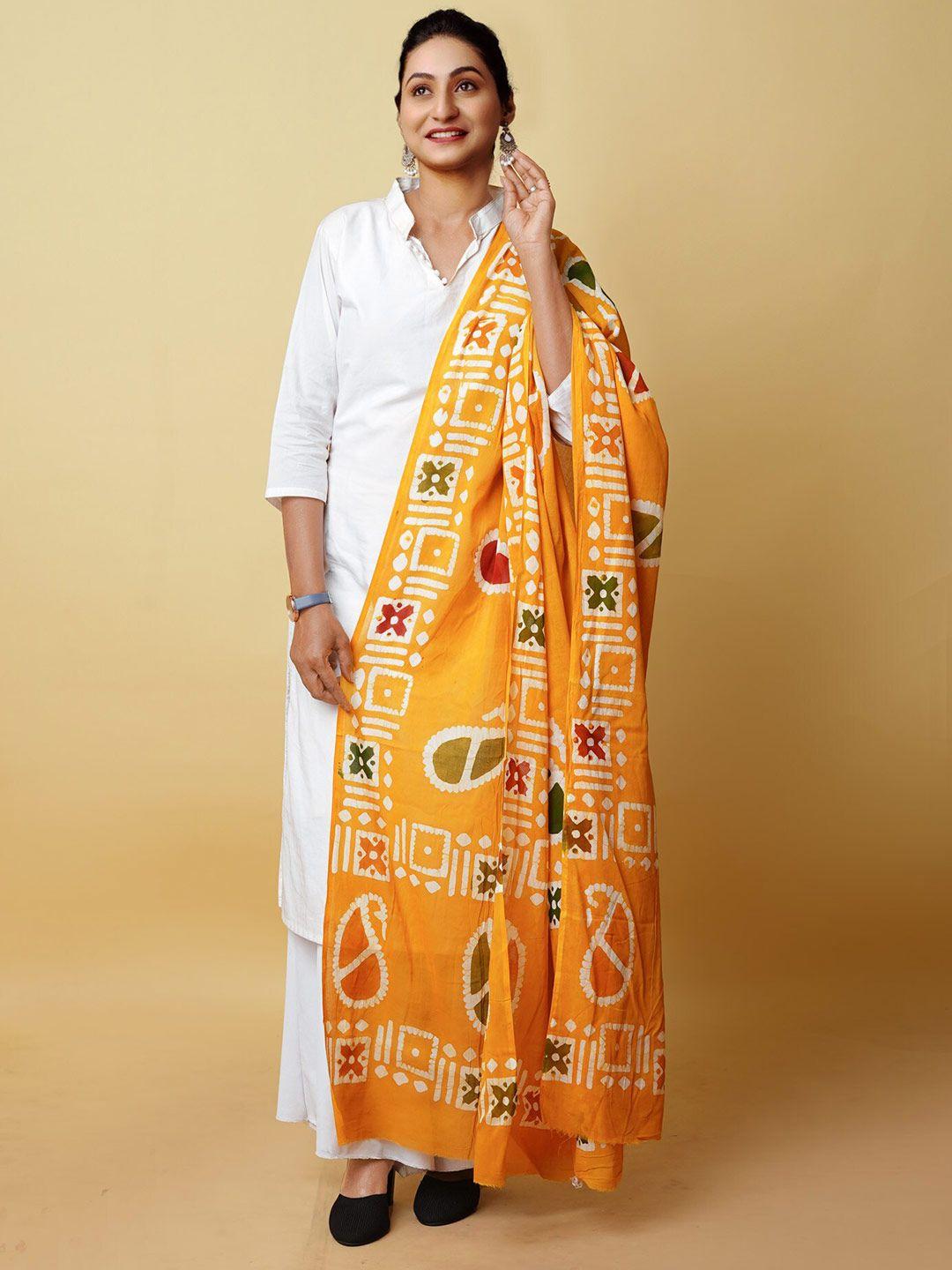 unnati-silks-ethnic-motifs-printed-pure-cotton-batik-dupatta