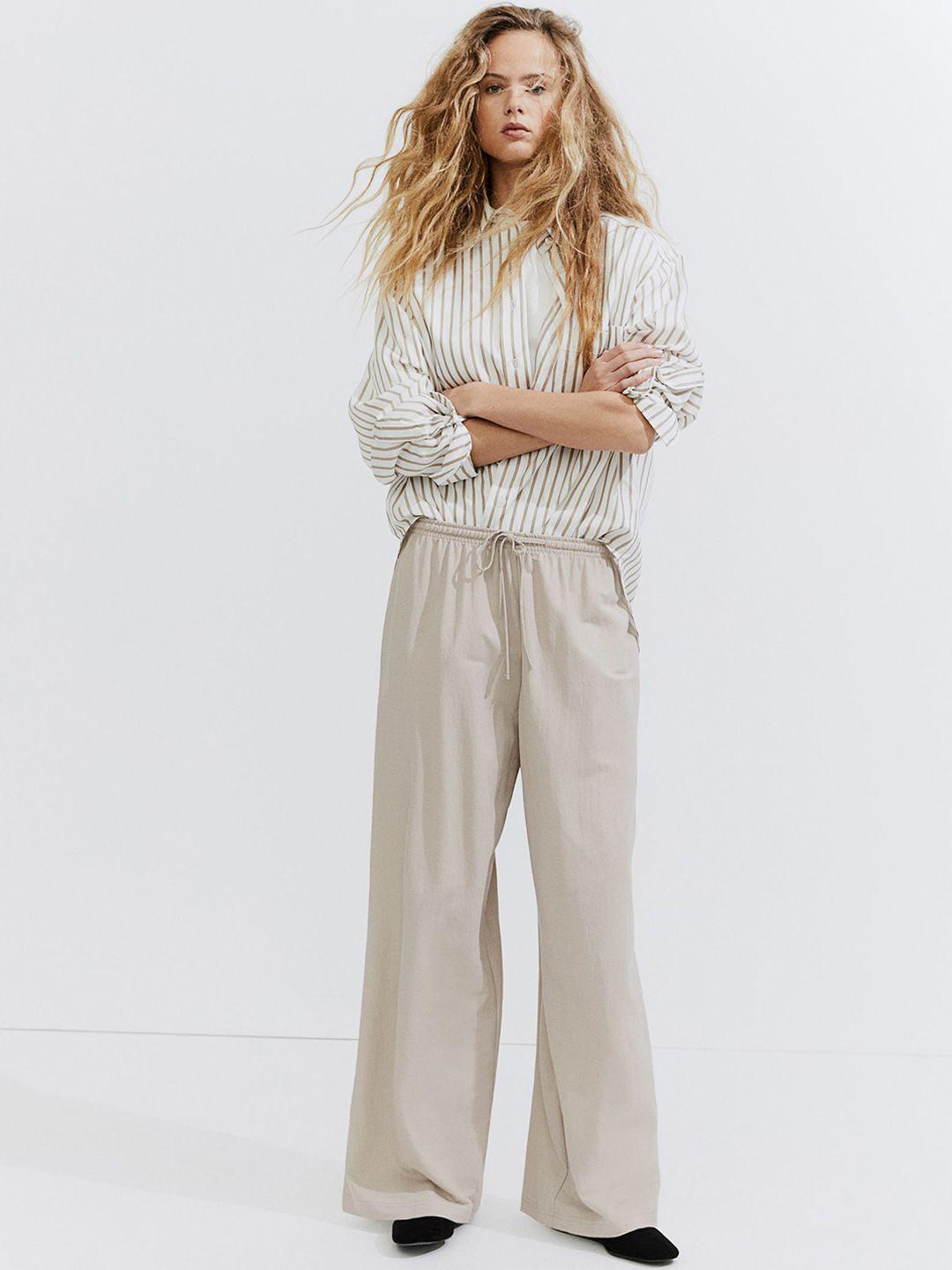 H&M Women Wide Pull-On Trousers