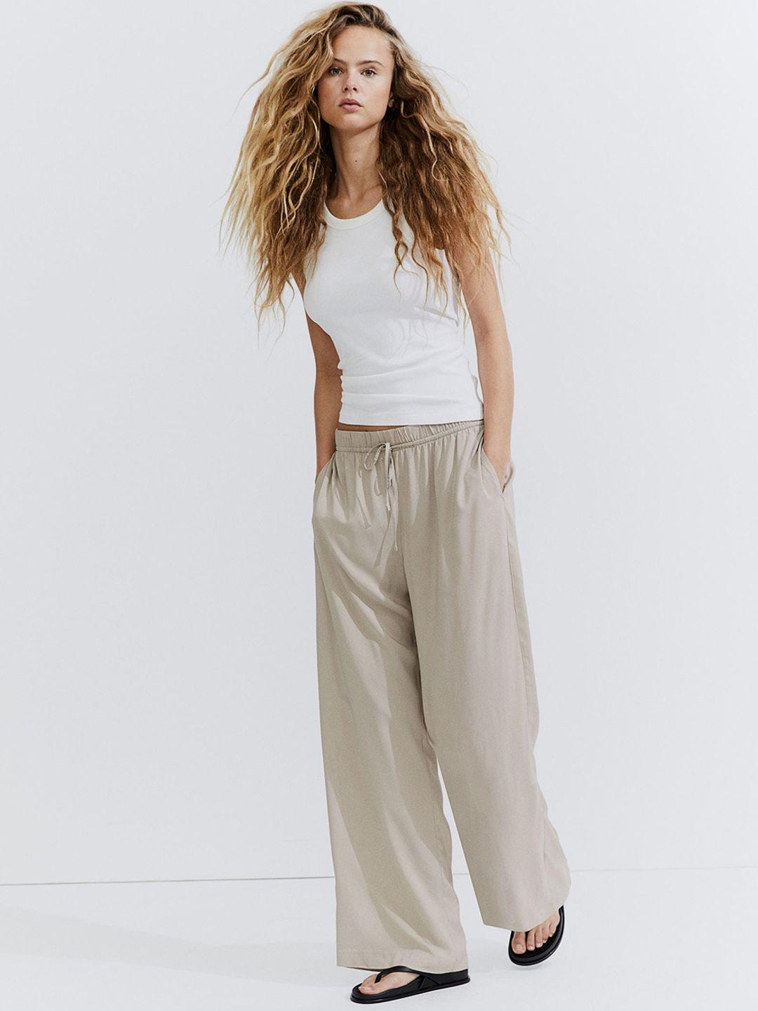 H&M Women Wide Pull-On Trousers
