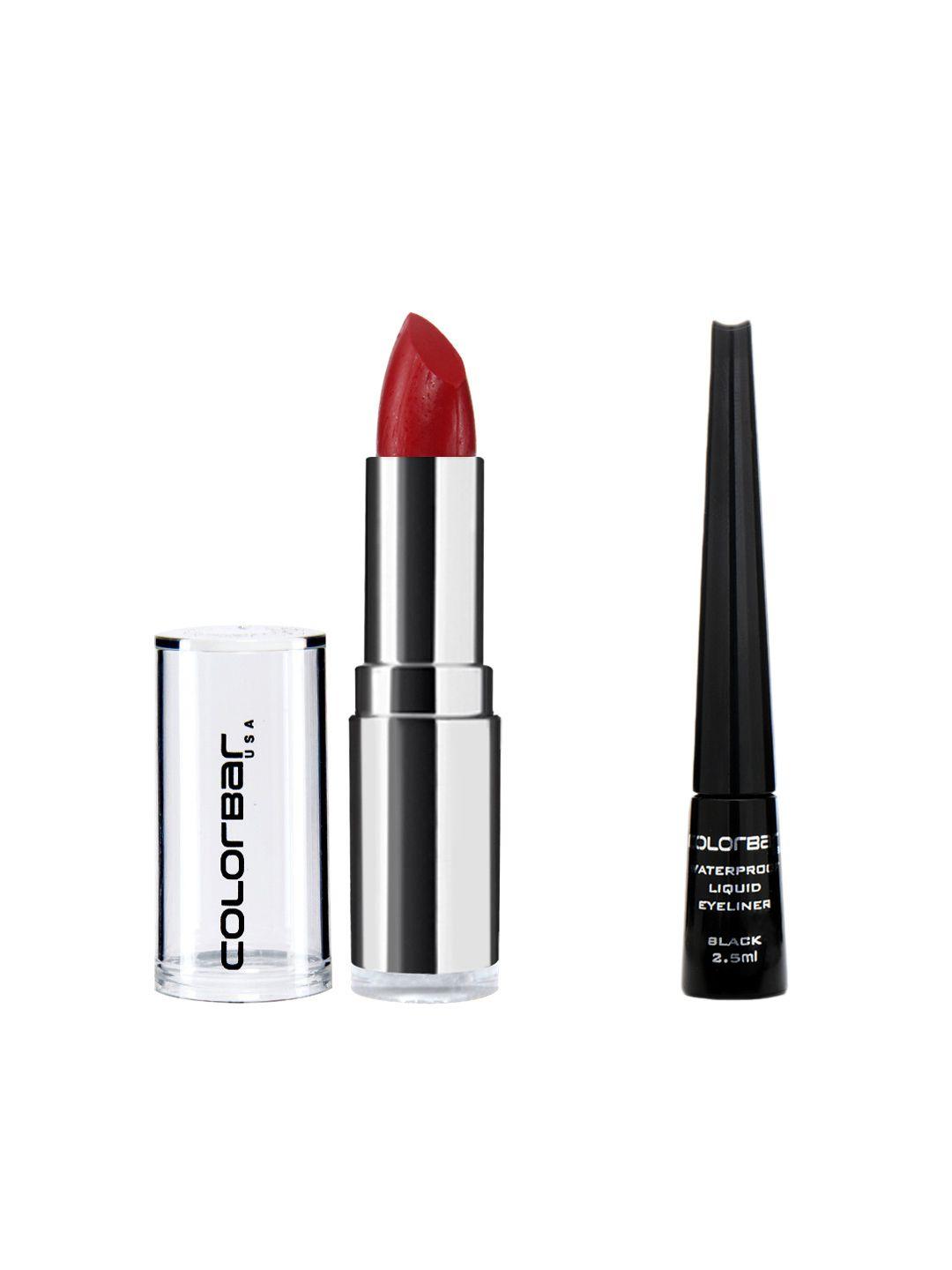 Colorbar Ultimate Eyeliner And Velvet Matte Hearts & Tarts Lipstick 80V