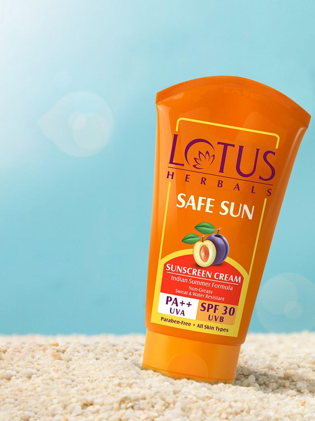 Lotus Herbals Sustainable Safe Sun Sunscreen with Black Plum Extract