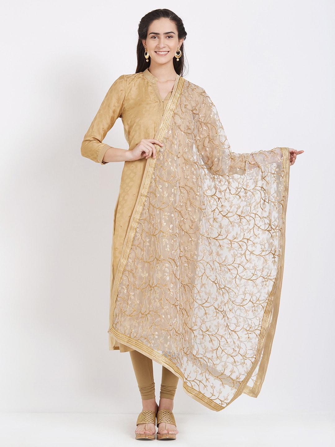 dupatta-bazaar-white-&-gold-toned-embroidered-dupatta
