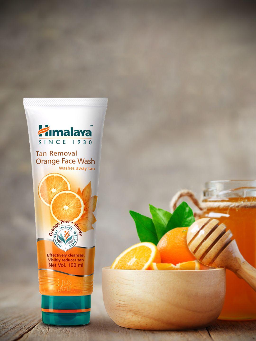 Himalaya Tan Removal Orange Face Wash with Honey & Papaya 100 ml