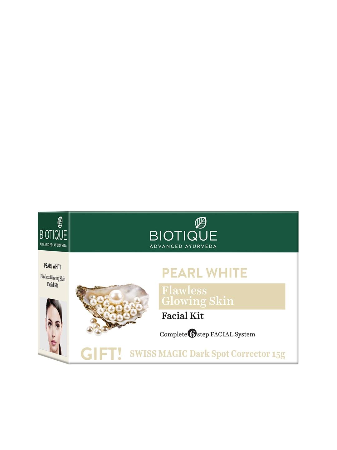 Biotique Bio Pearl White Facial Kit with Swiss Magic Dark Spot Corrector