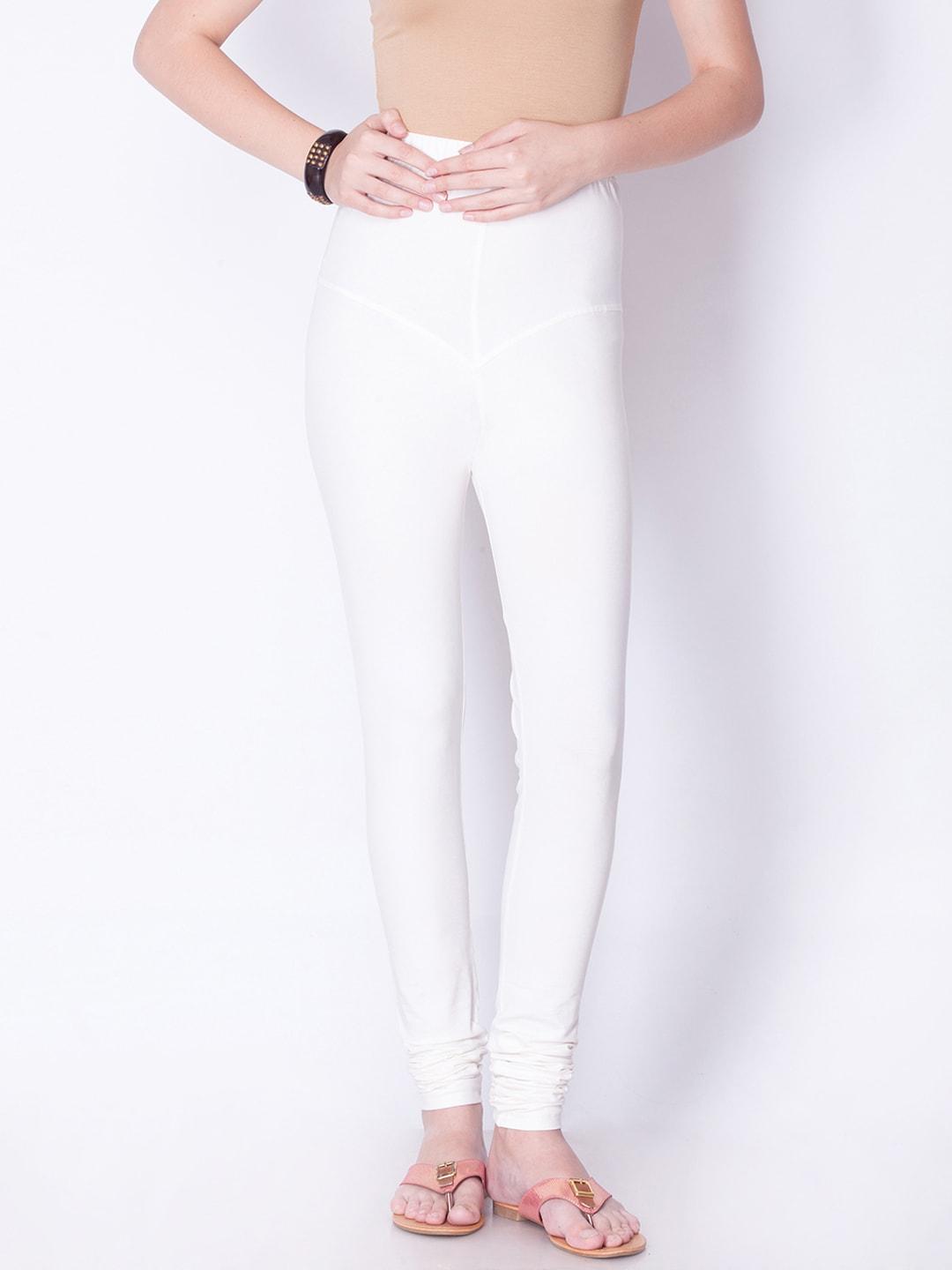 dollar-missy-women-white-solid-churidar-leggings