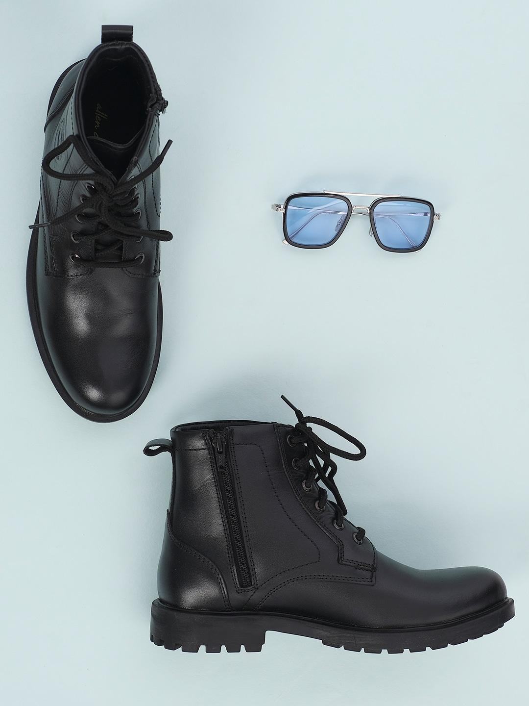 allen-cooper-men-black-solid-leather-high-top-flat-boots