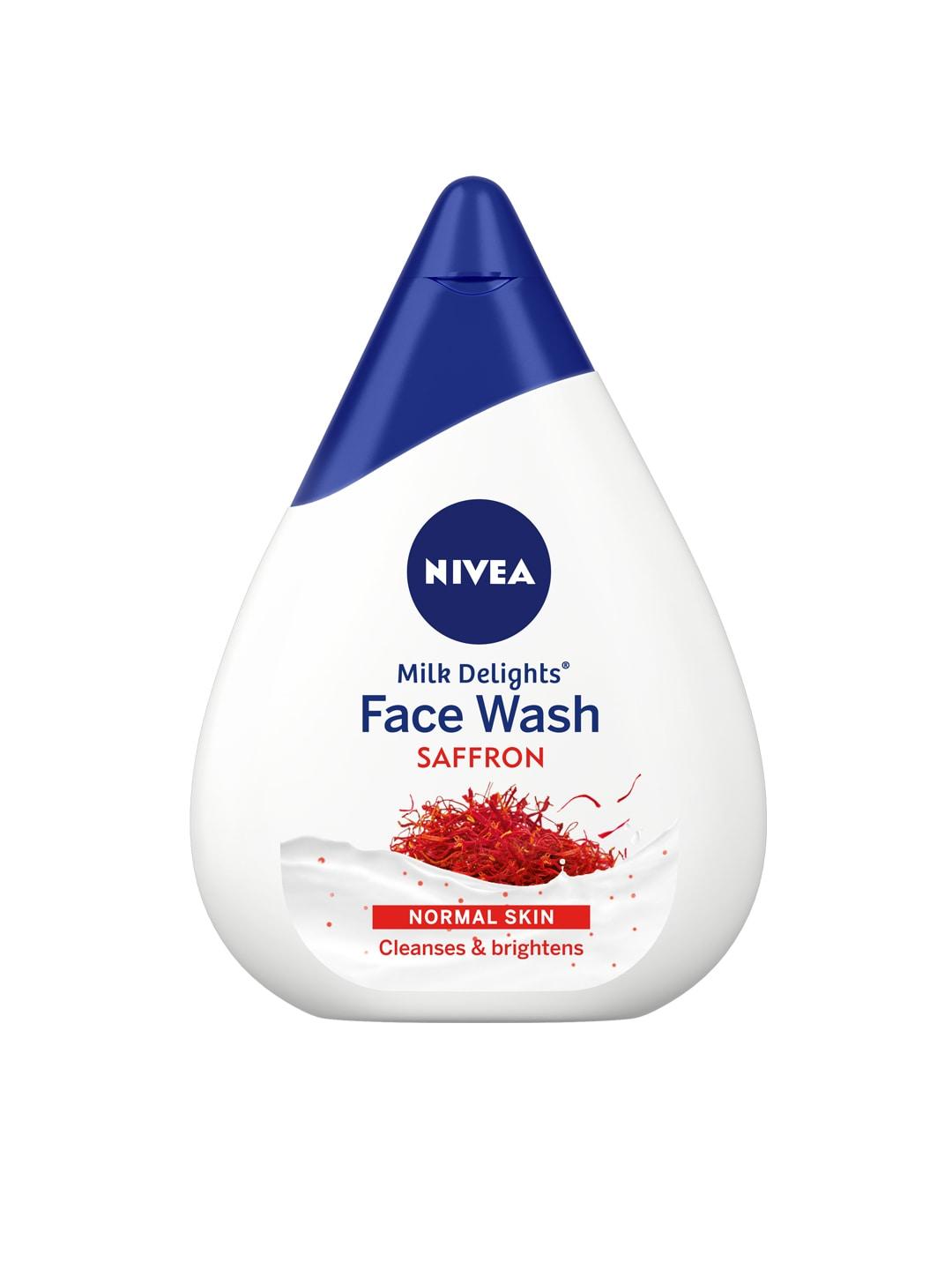 Nivea Milk Delights Face Wash with Precious Saffron for Normal Skin 100 ml