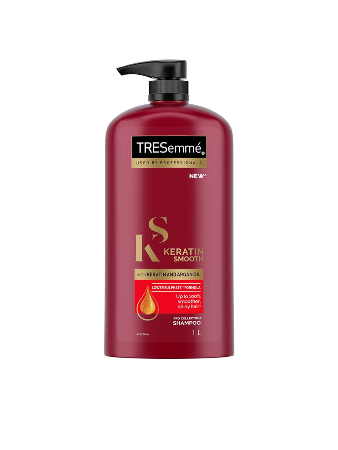 TRESemme Keratin Smooth Shampoo with Keratin & Argan Oil for Straight, Shiny Hair- 1L