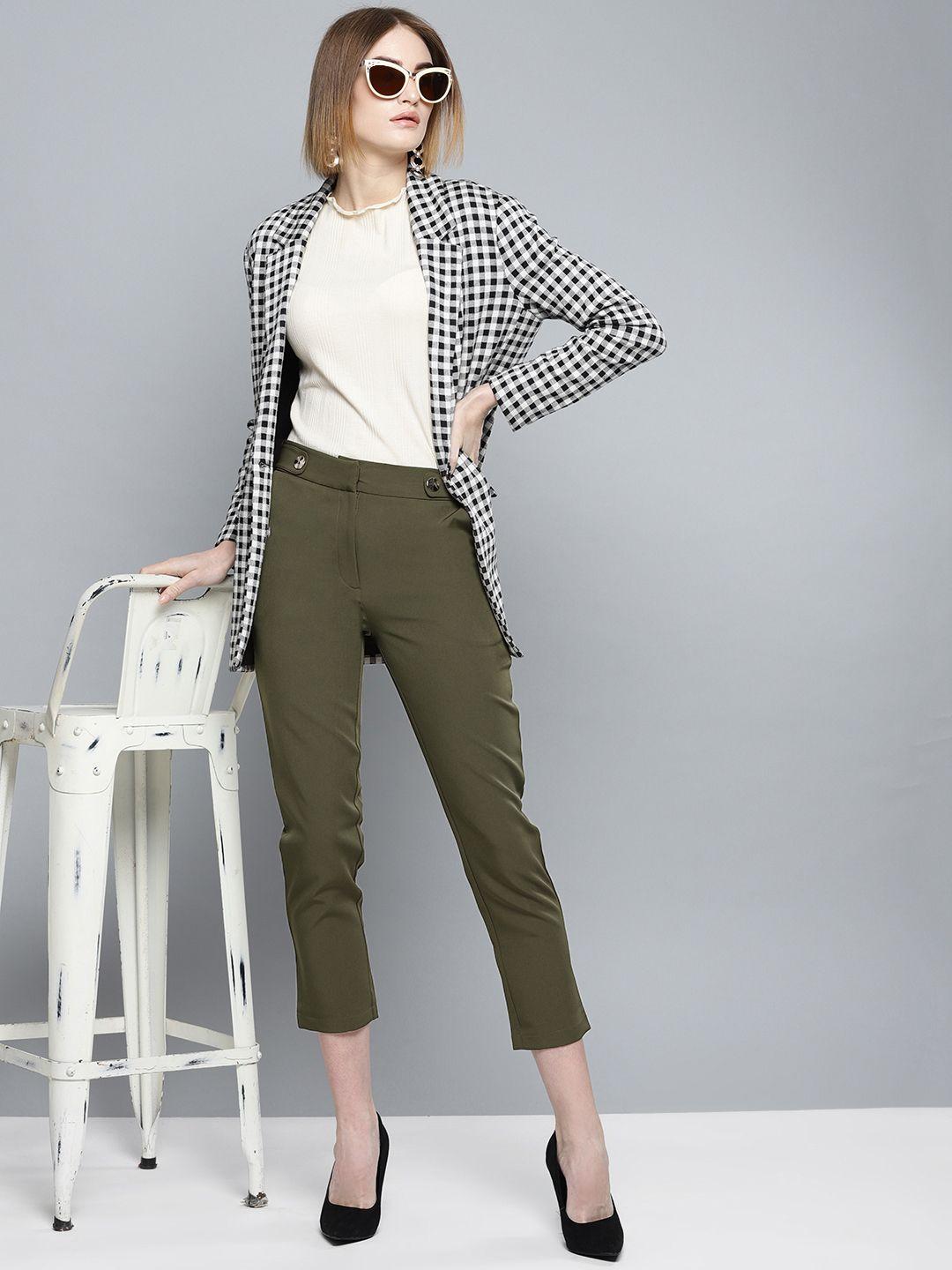 harpa-women-olive-green-smart-regular-fit-solid-cropped-trousers