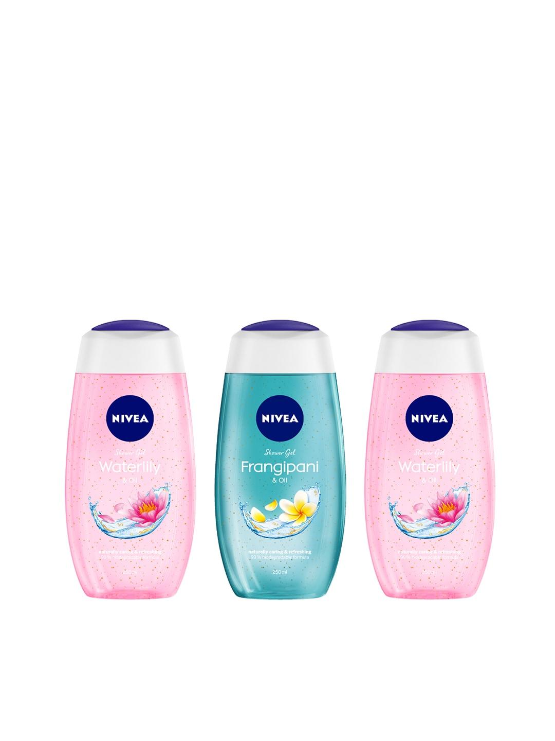 Nivea Women Set of 3 Shower Gels