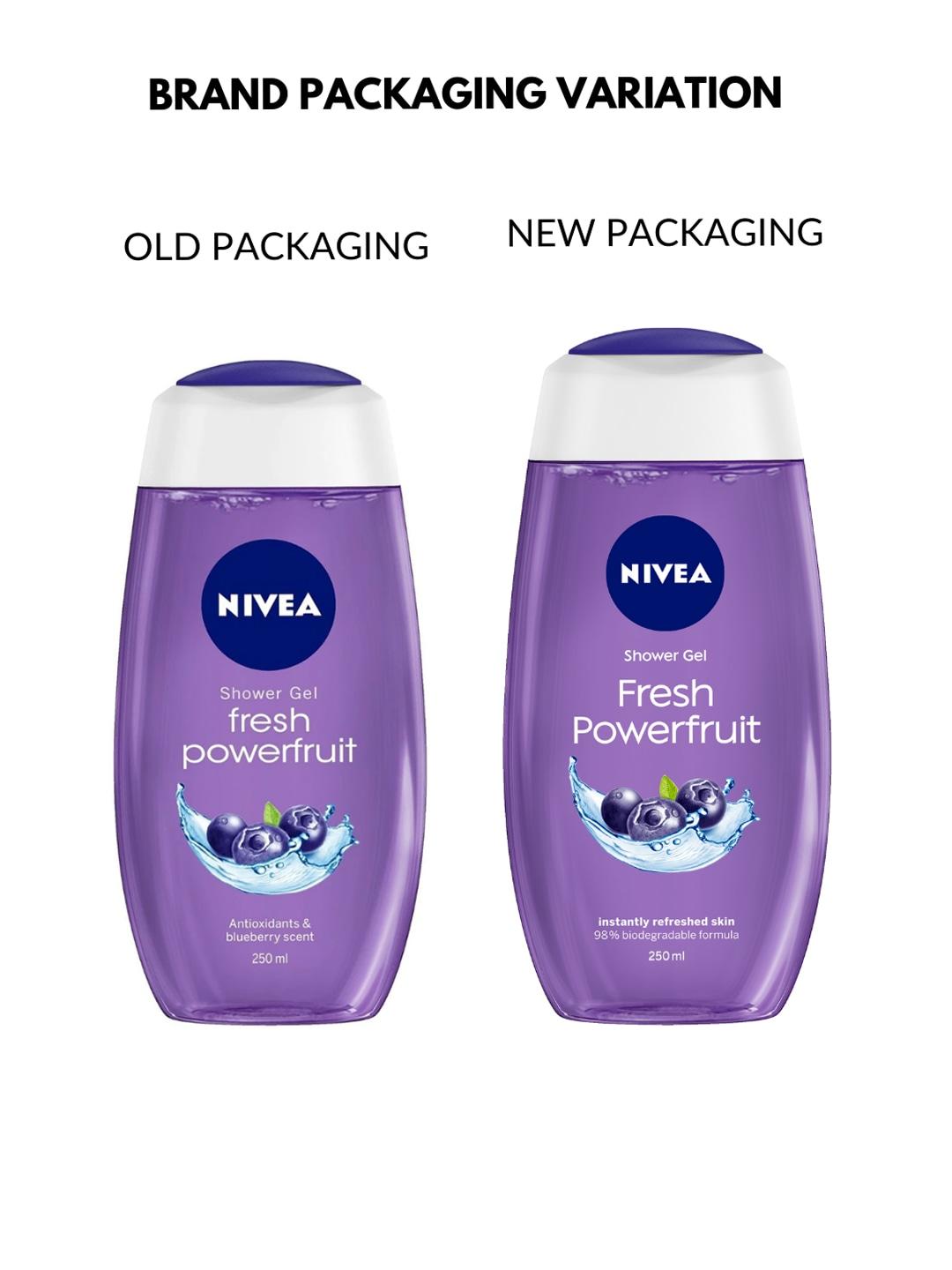 Nivea Women Set of 3 Fresh Powerfruit Care Shower Body Wash