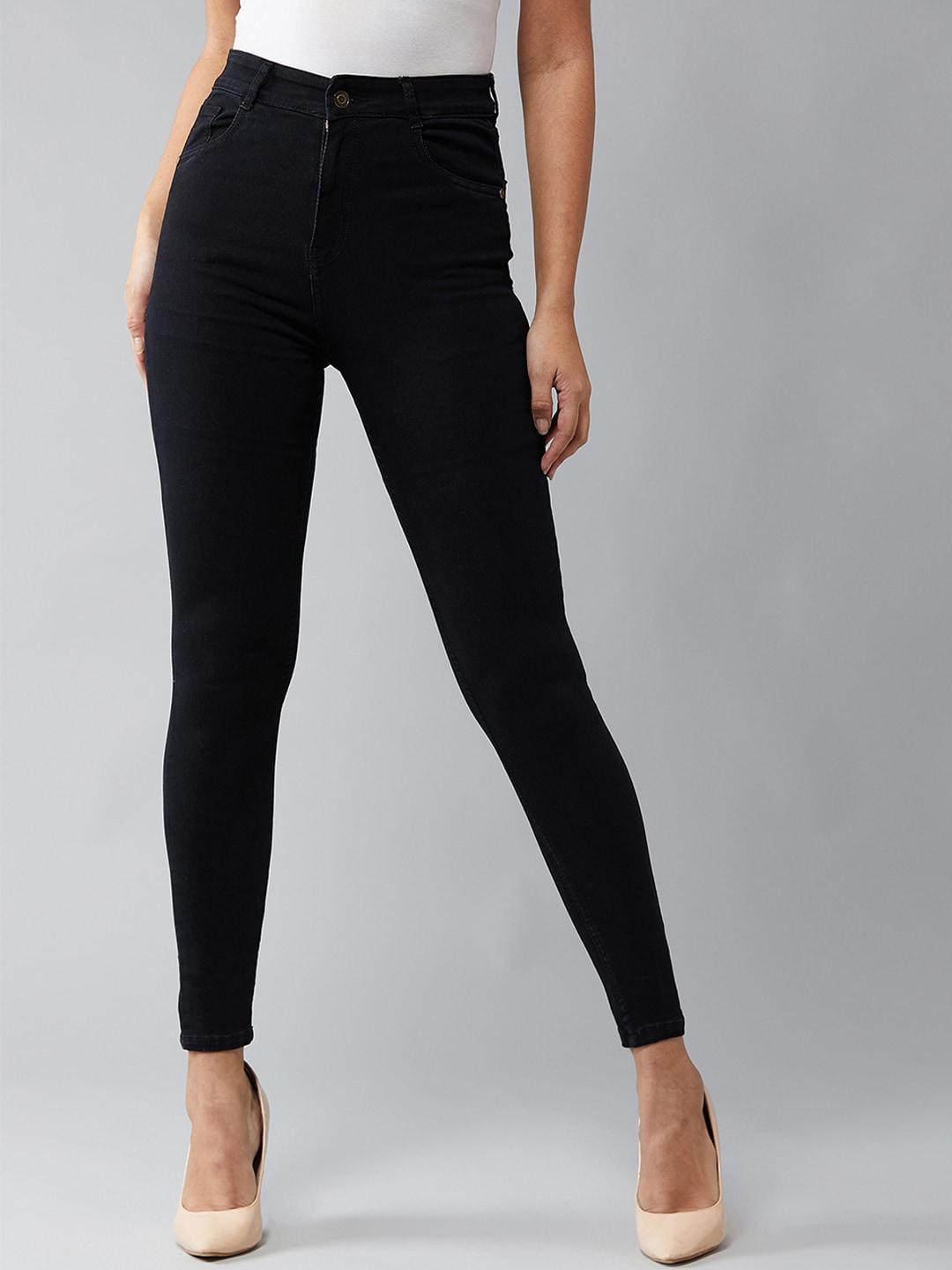 dolce-crudo-women-black-skinny-fit-high-rise-clean-look-stretchable-jeans