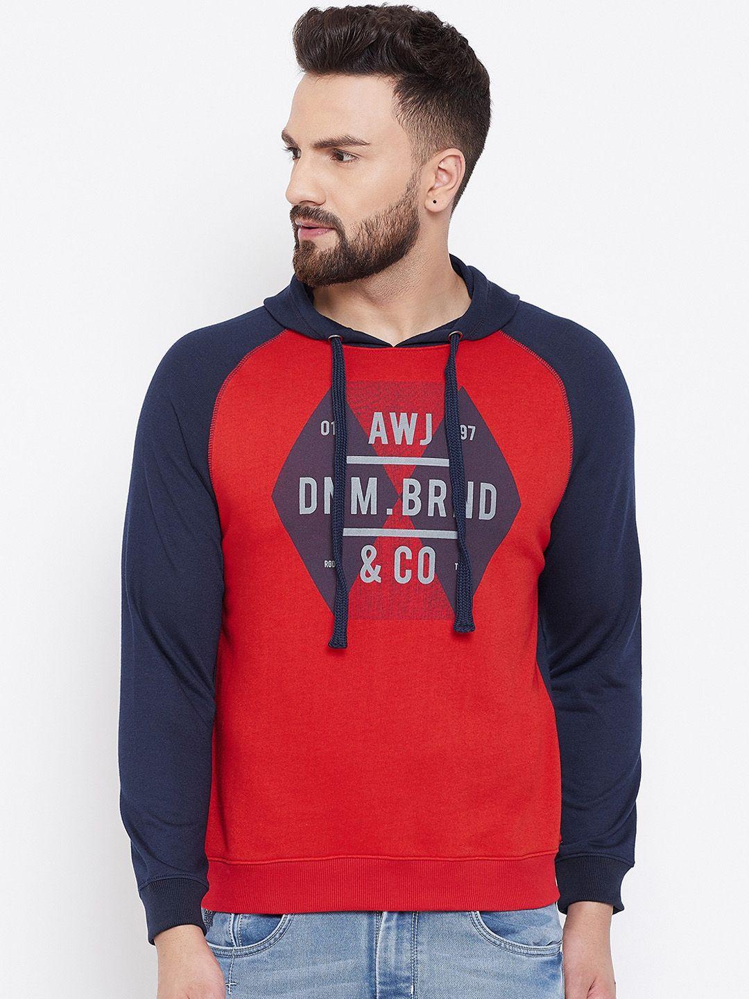 austin-wood-men-red-&-navy-blue-printed-hooded-sweatshirt