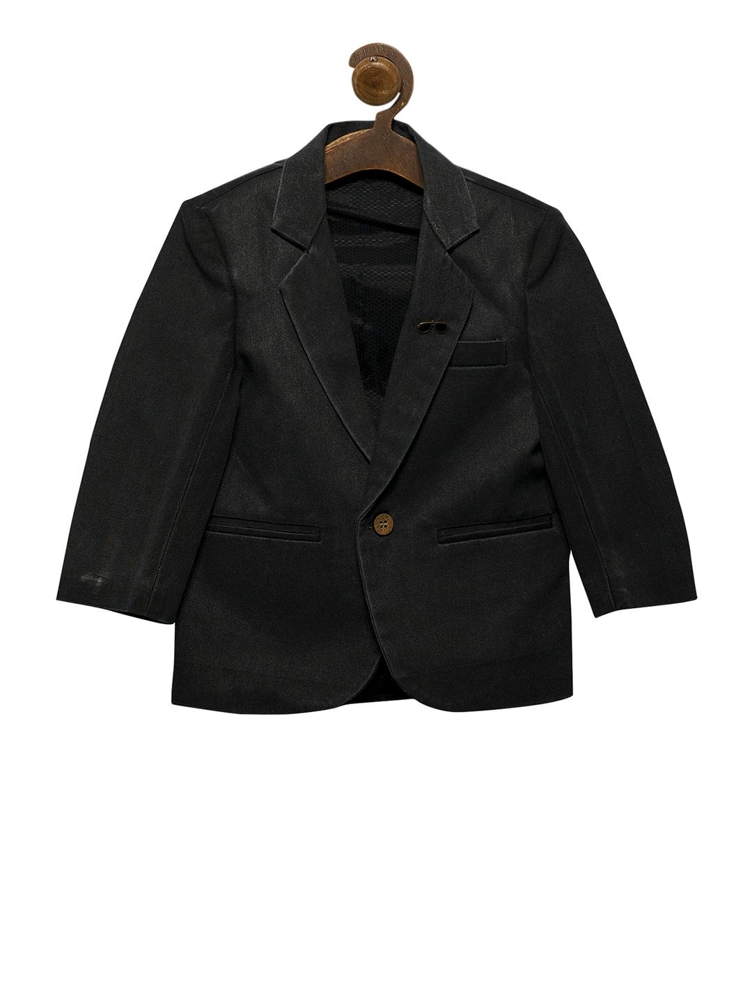 rikidoos-boys-charcoal-solid-tailored-fit-single-breasted-pure-cotton-blazer