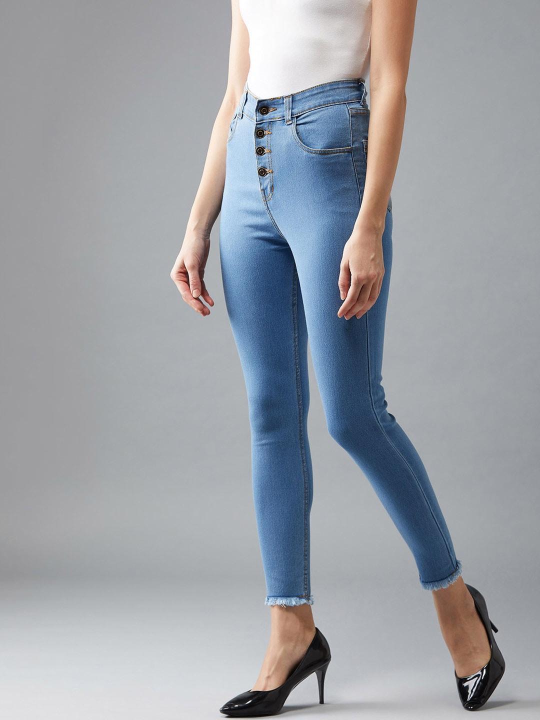 dolce-crudo-women-blue-skinny-fit-high-rise-clean-look-stretchable-jeans