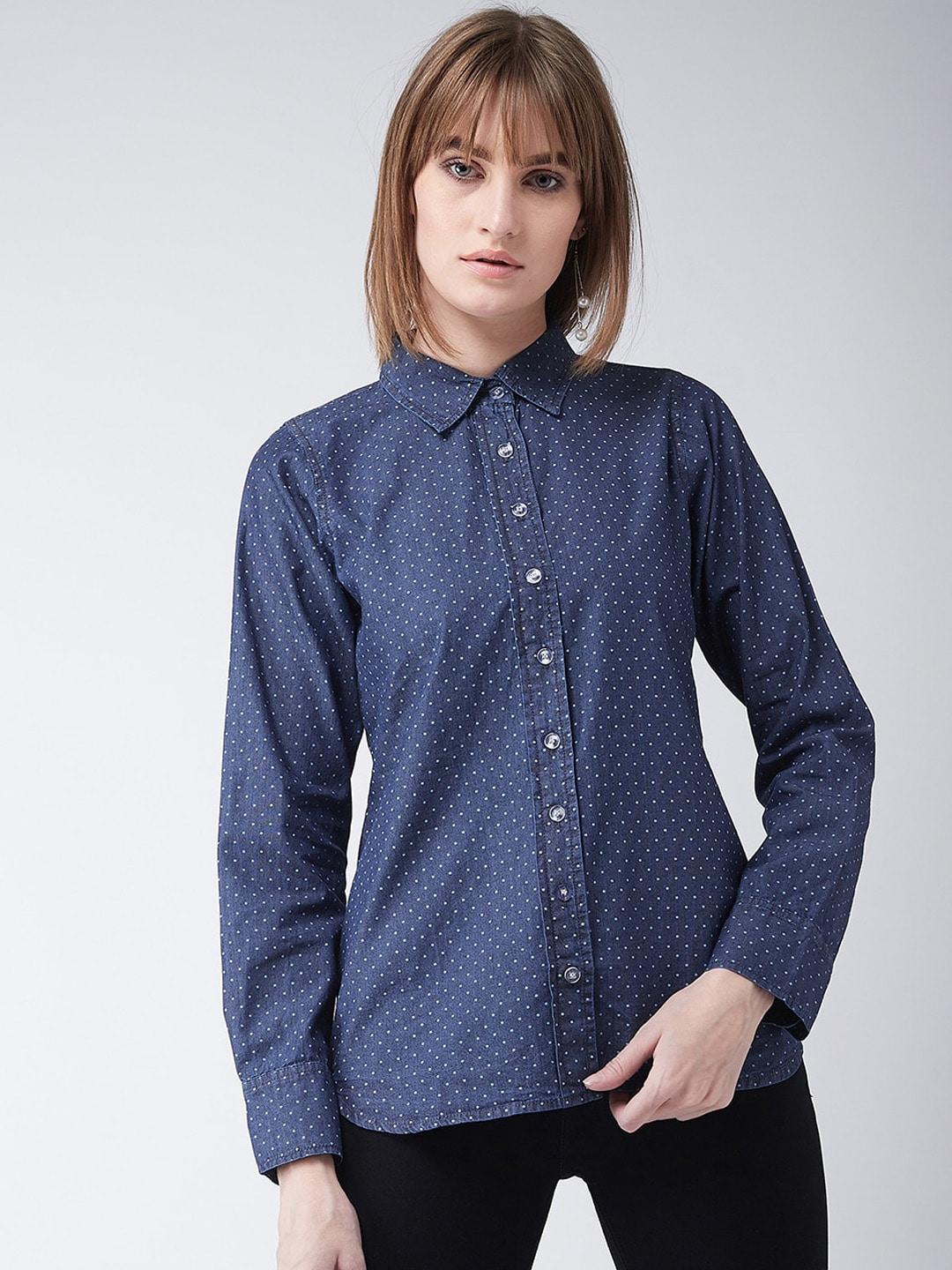 miss-chase-women-navy-blue-regular-fit-printed-casual-denim-shirt