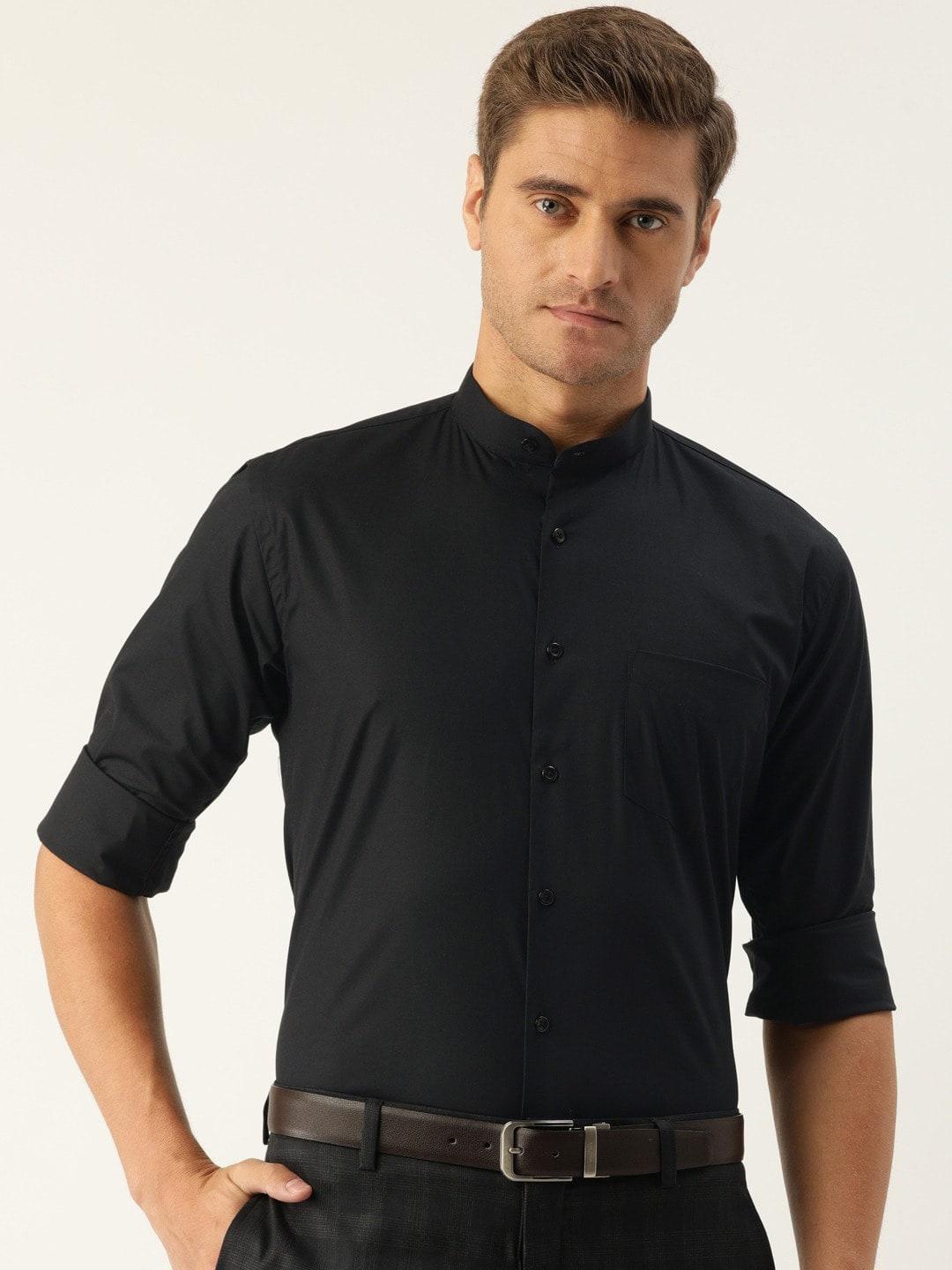 hancock-men-black-slim-fit-solid-casual-shirt