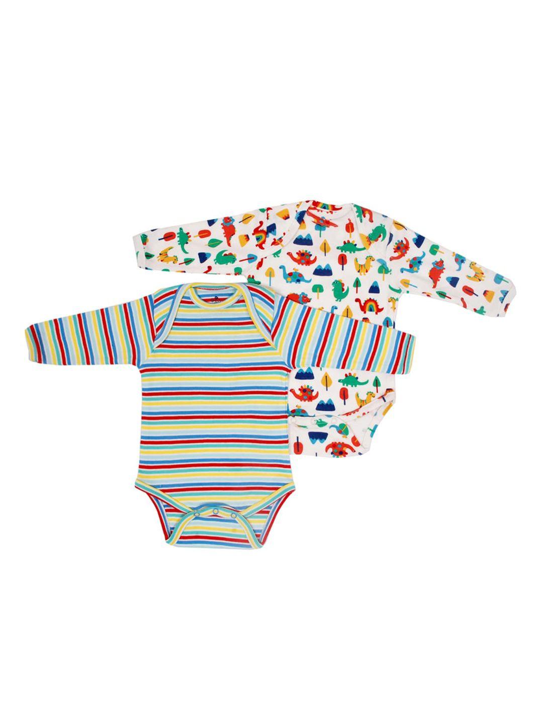 candy cot Infant Pack Of 2 Printed Rompers