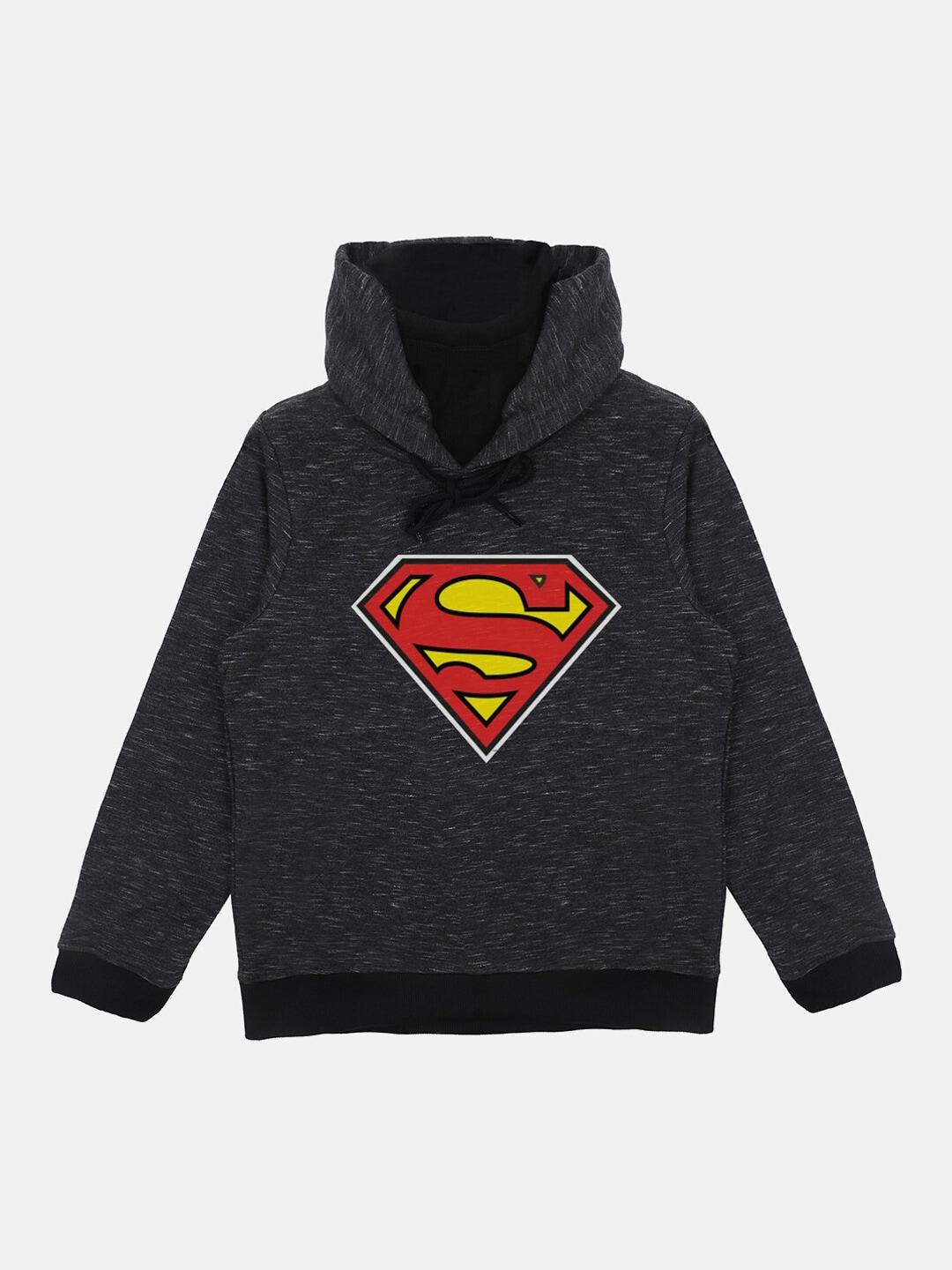 superman-boys-charcoal-printed-hooded-sweatshirt-with-attached-face-covering