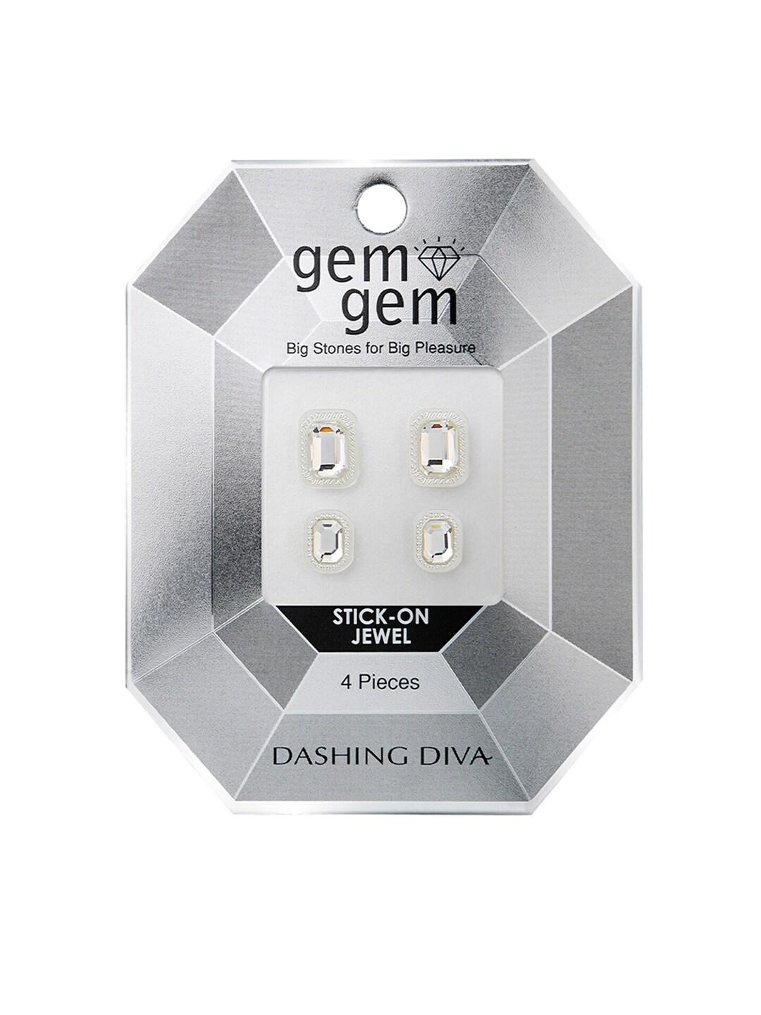 Dashing Diva Women Gem Gem Opal Stone Jewel Artificial Nails