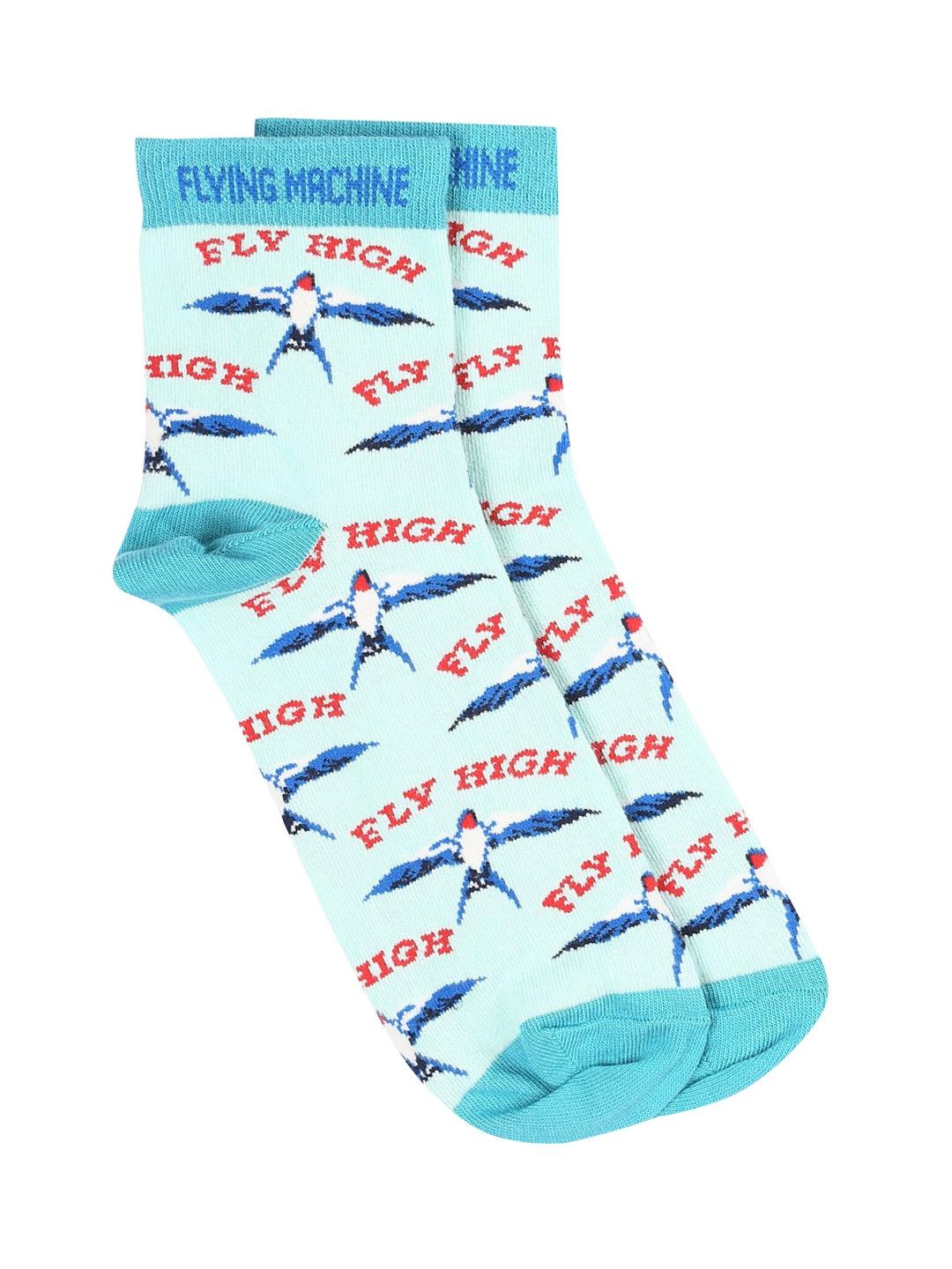 flying-machine-men-blue-&-red-patterned-above-ankle-length-socks