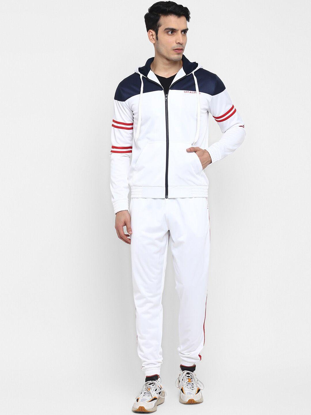 off-limits-men-white-&-red-colourblocked-tracksuit