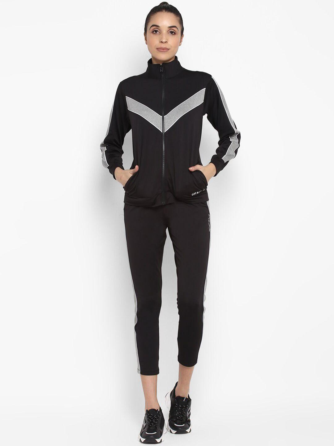 off-limits-women-black-&-grey-colorblocked-tracksuit