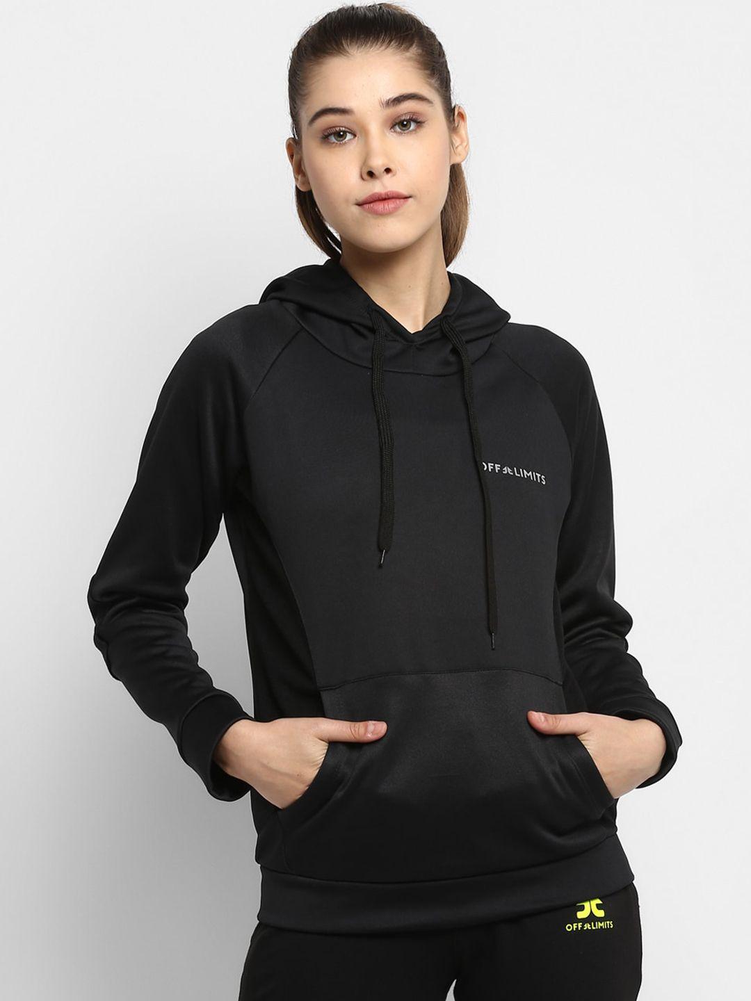 off-limits-women-black-solid-hooded-sweatshirt