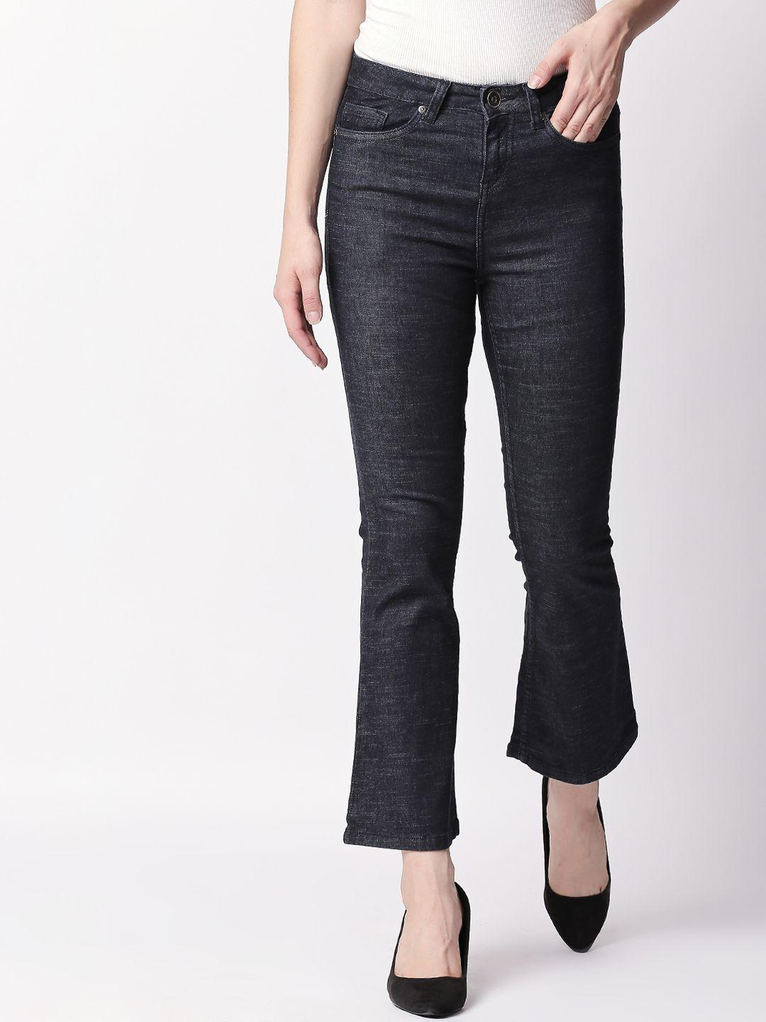 high-star-women-charcoal-grey-bootcut-mid-rise-clean-look-stretchable-jeans