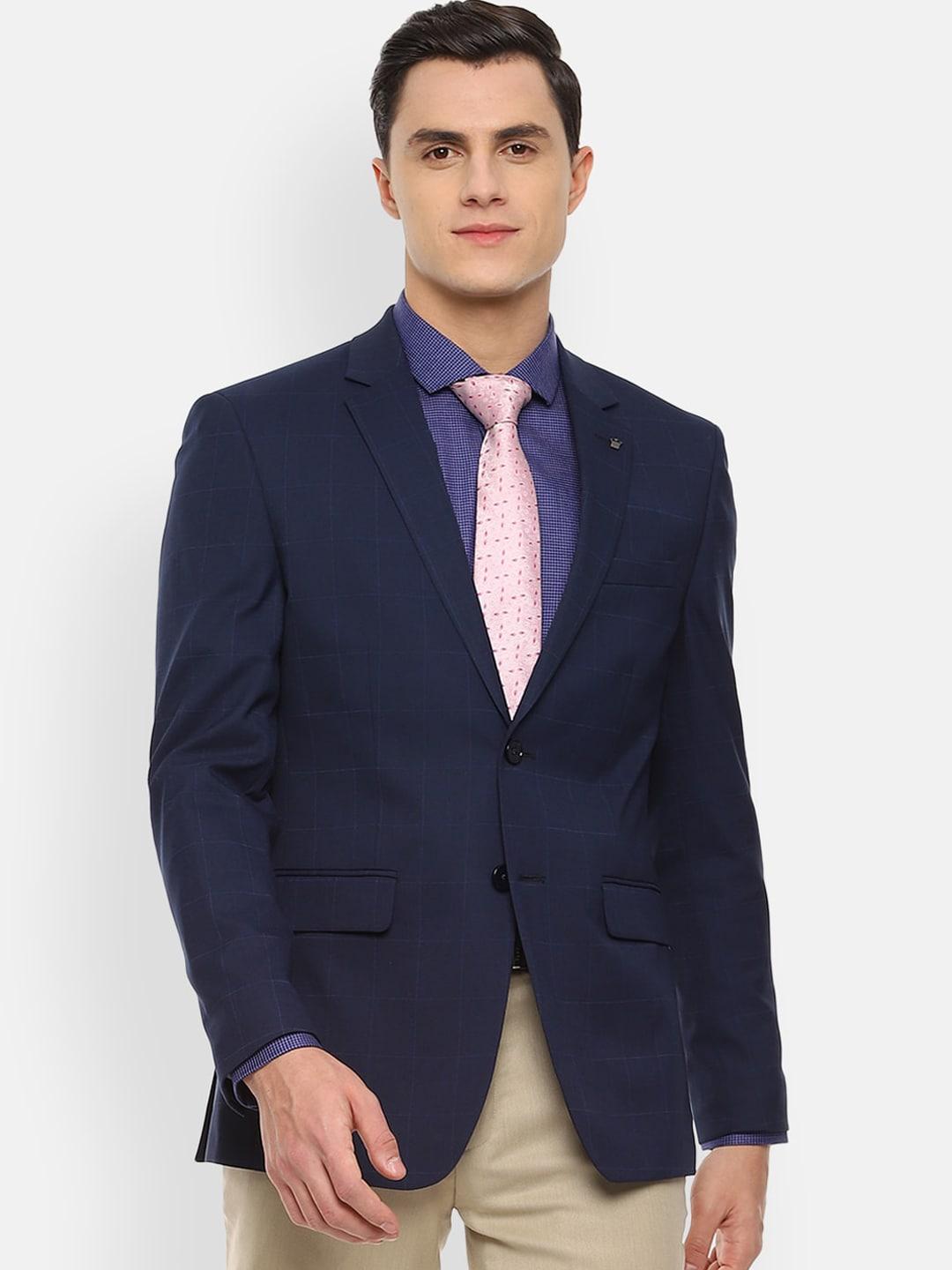 louis-philippe-men-navy-blue-checked-slim-fit-single-breasted-formal-blazer