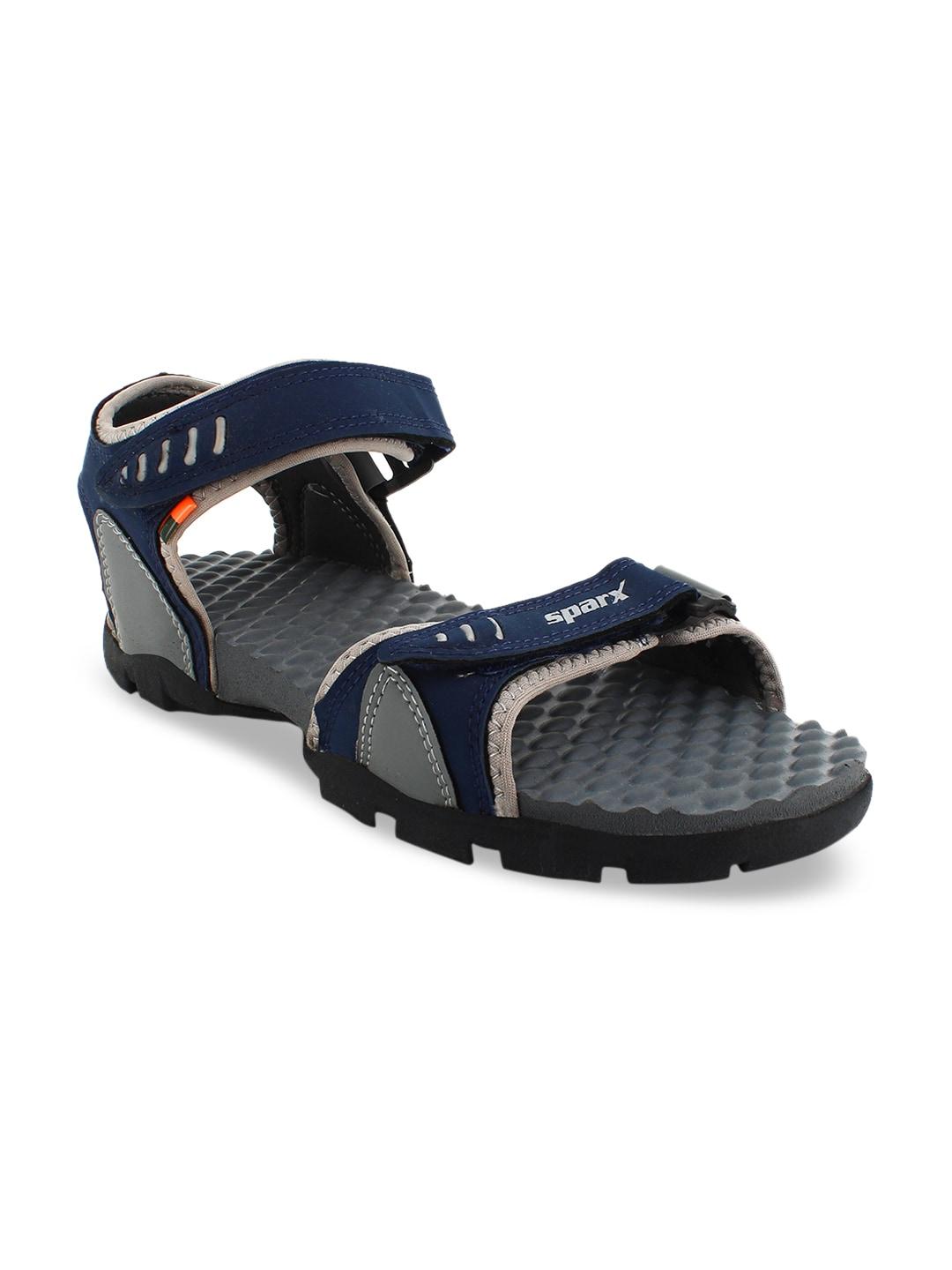sparx-men-navy-blue-&-grey-solid-leather-sports-sandals