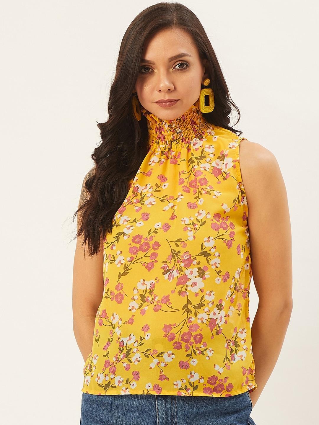 anvi-be-yourself-women-yellow-floral-printed-top