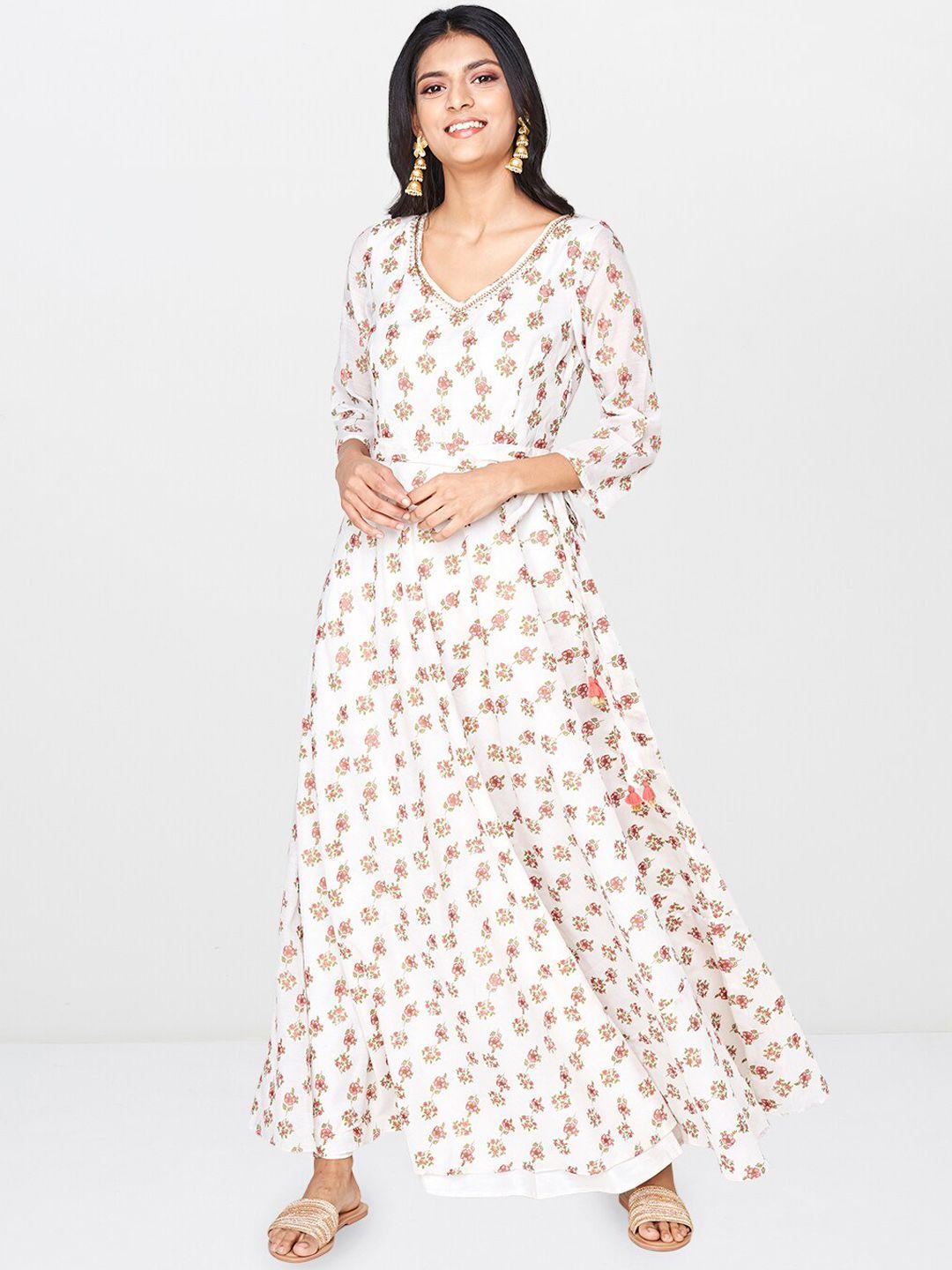 global-desi-women-off-white-printed-maxi-dress