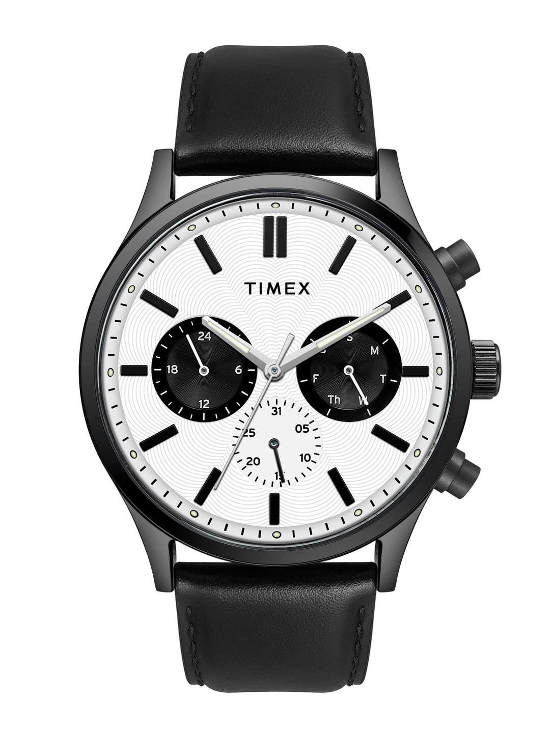 Timex Men Silver-Toned Multifunction Analogue Watch - TWEG19602